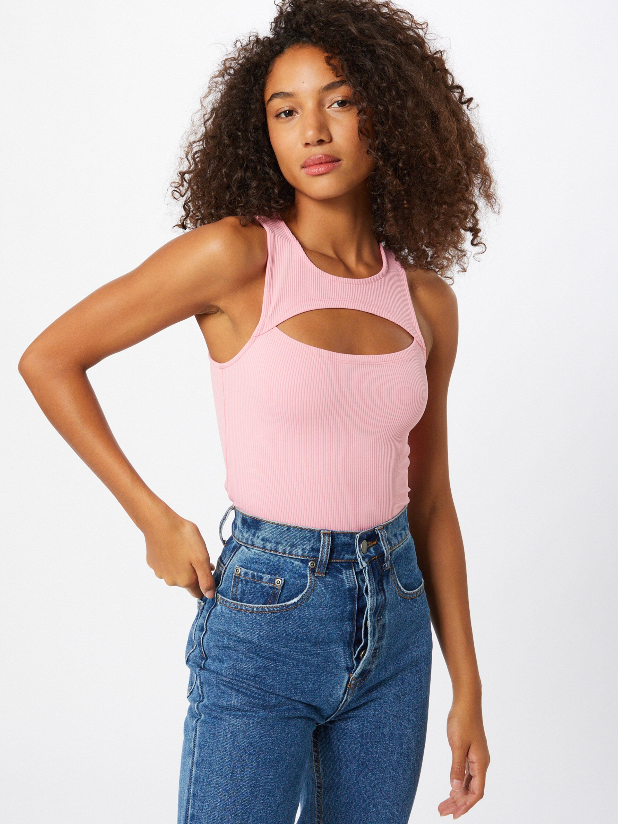 Gina Tricot Tanktops Top Baily Dames Pink