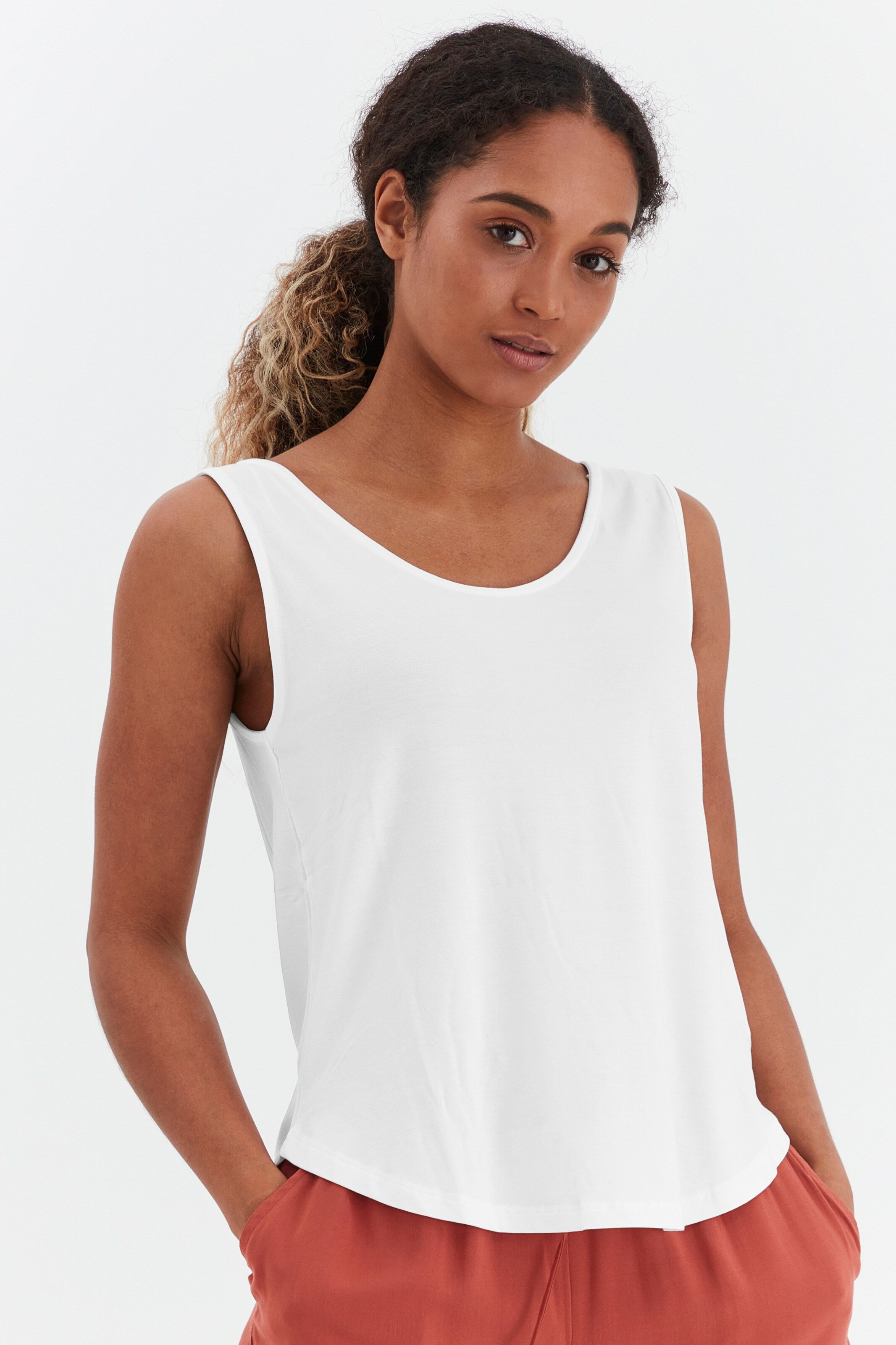 B.young Tanktops Top BYREXIMA Dames Wit