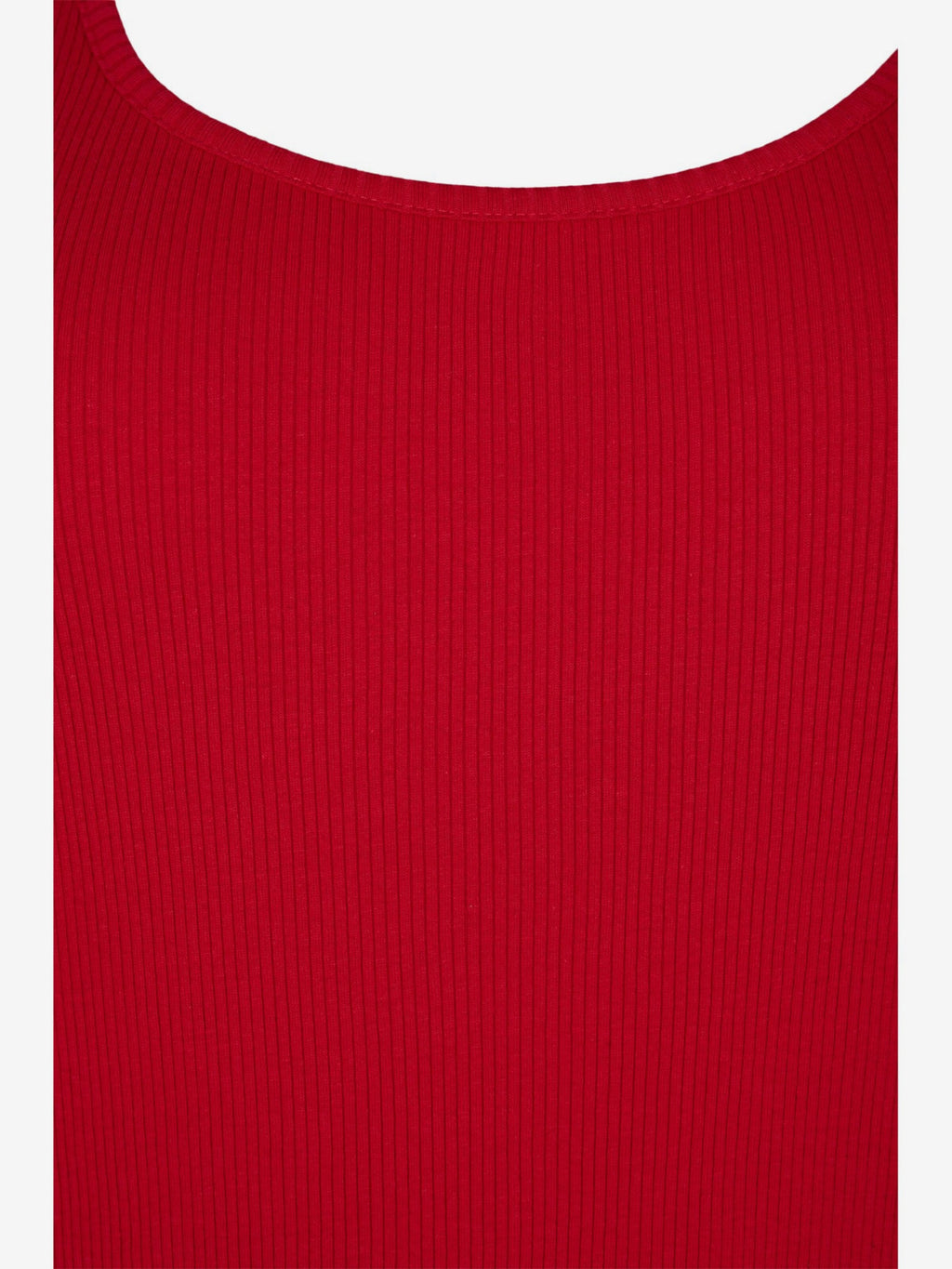 Zizzi Mouwloze Shirts Top Dames Blauw / Rood