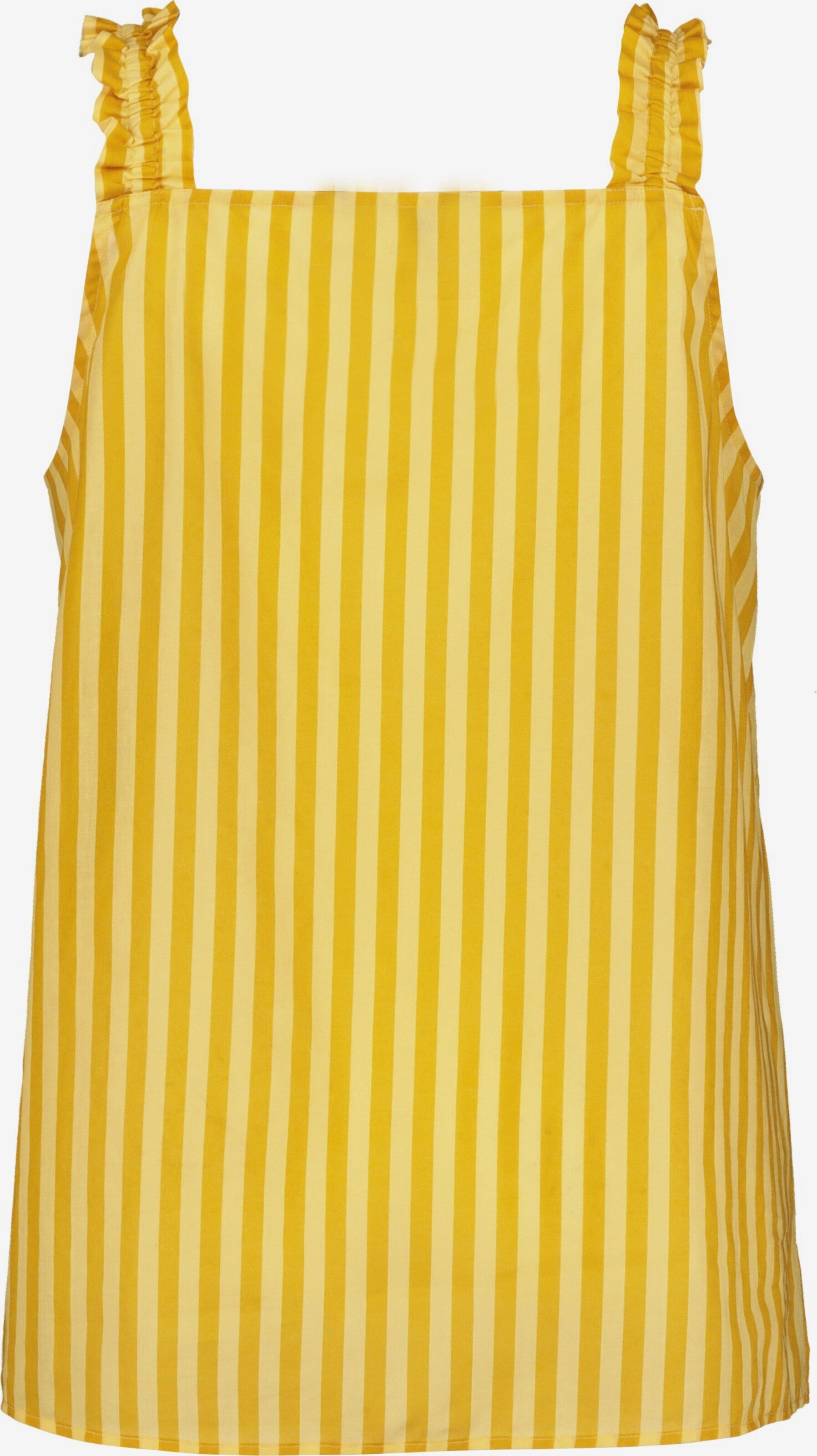 Ulla Popken Mouwloze Shirts Top Dames Geel / Lichtgeel