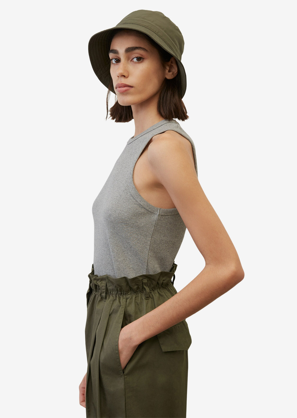 Marc O'Polo Mouwloze Shirts Top Dames Grijs