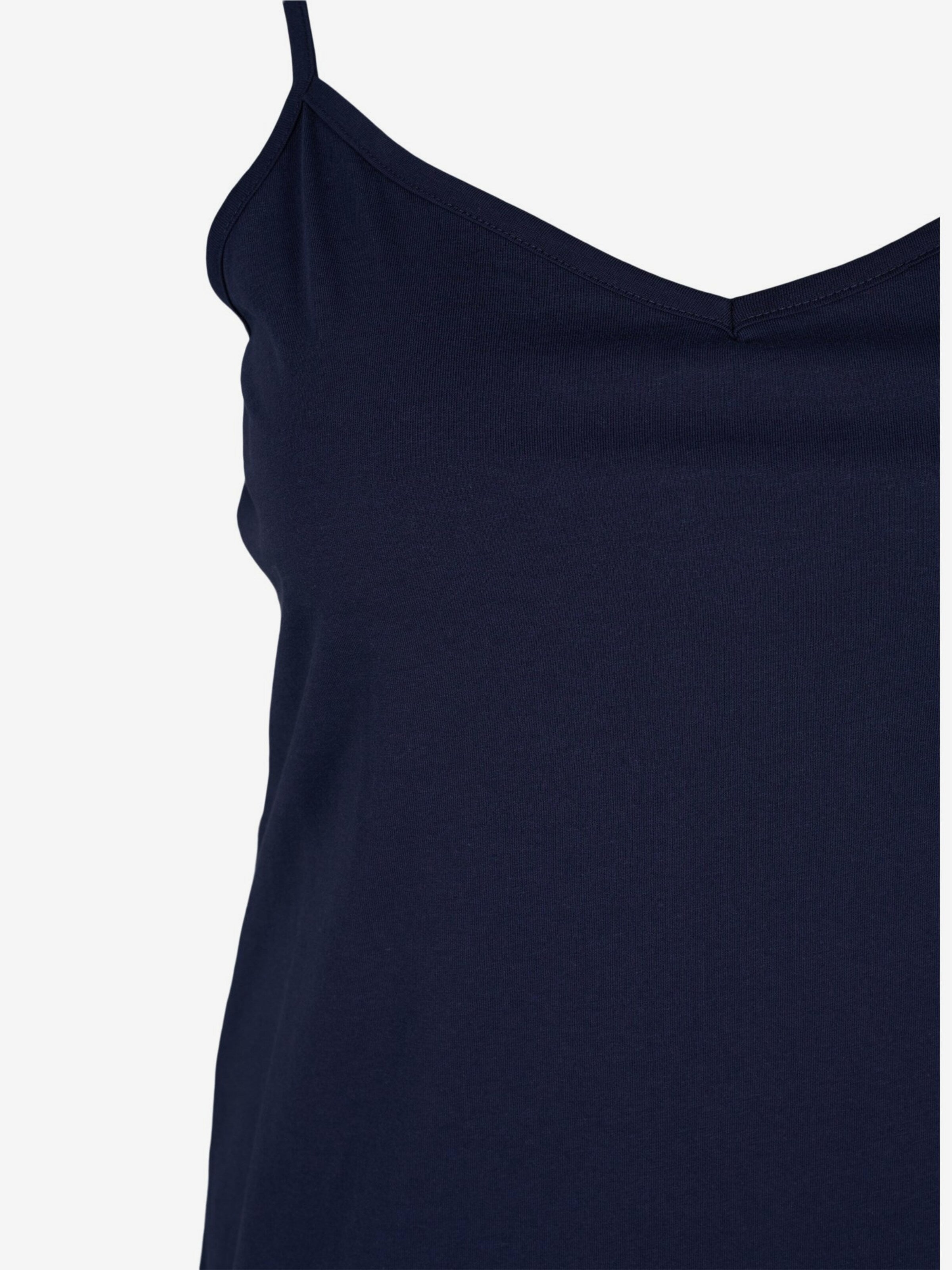 Zizzi Spaghetti Tops Top Dames Navy / Pastelgroen