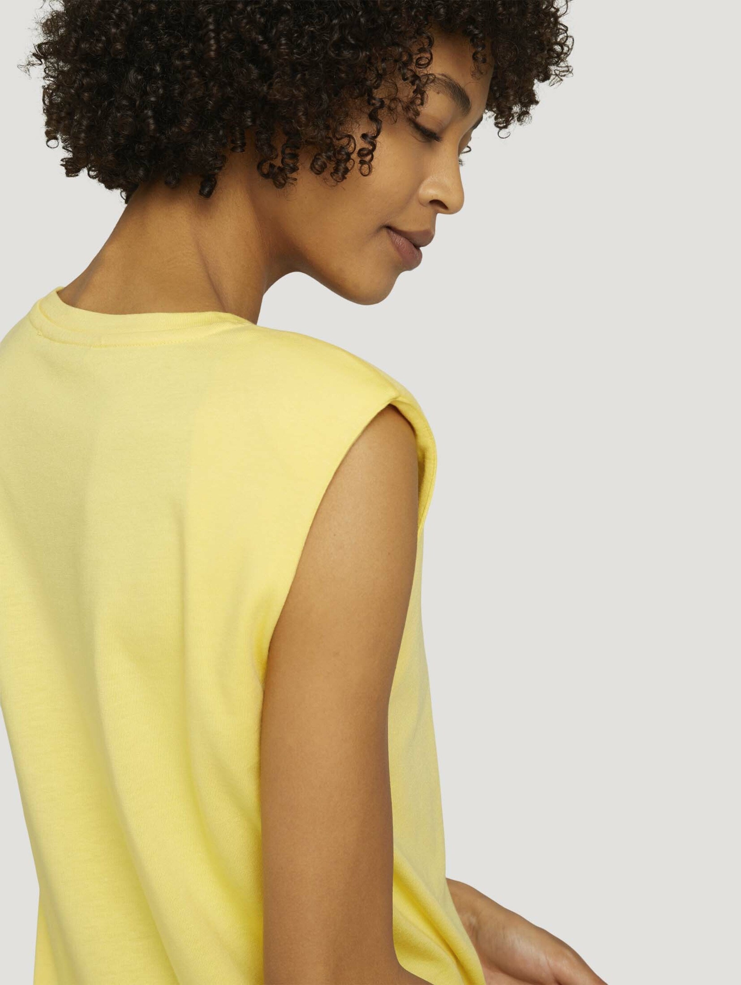  Mouwloze Shirts Top Dames Geel