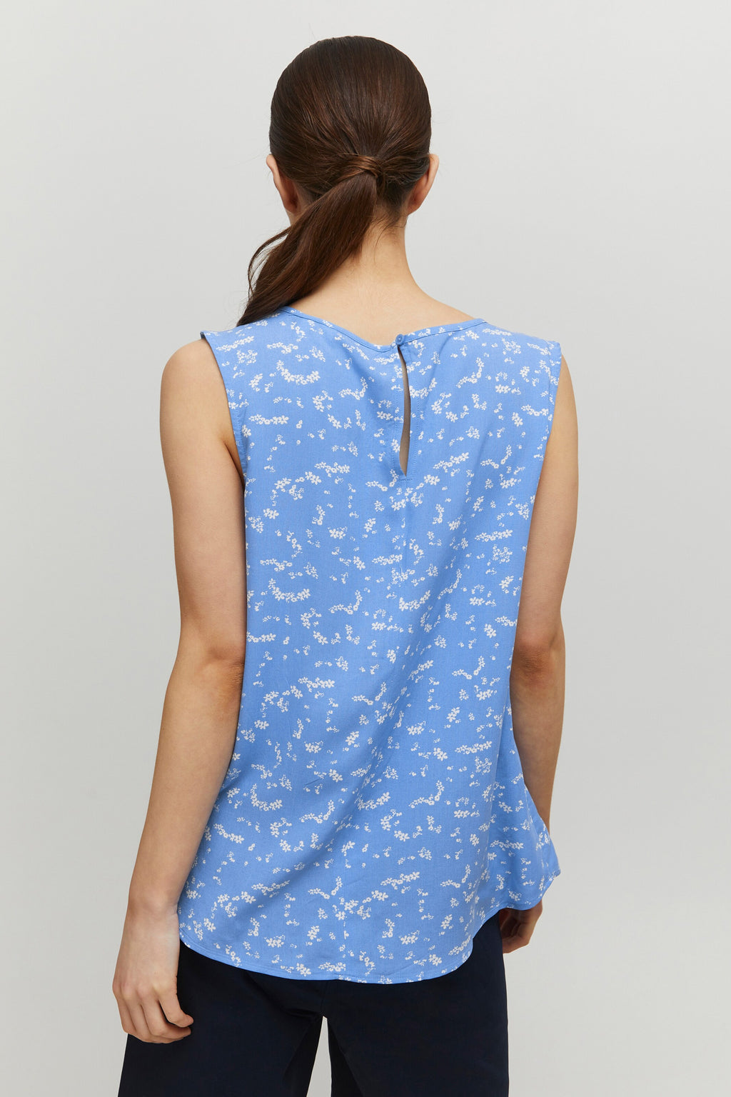 B.young Mouwloze Shirts Top JOELLA Dames Blauw