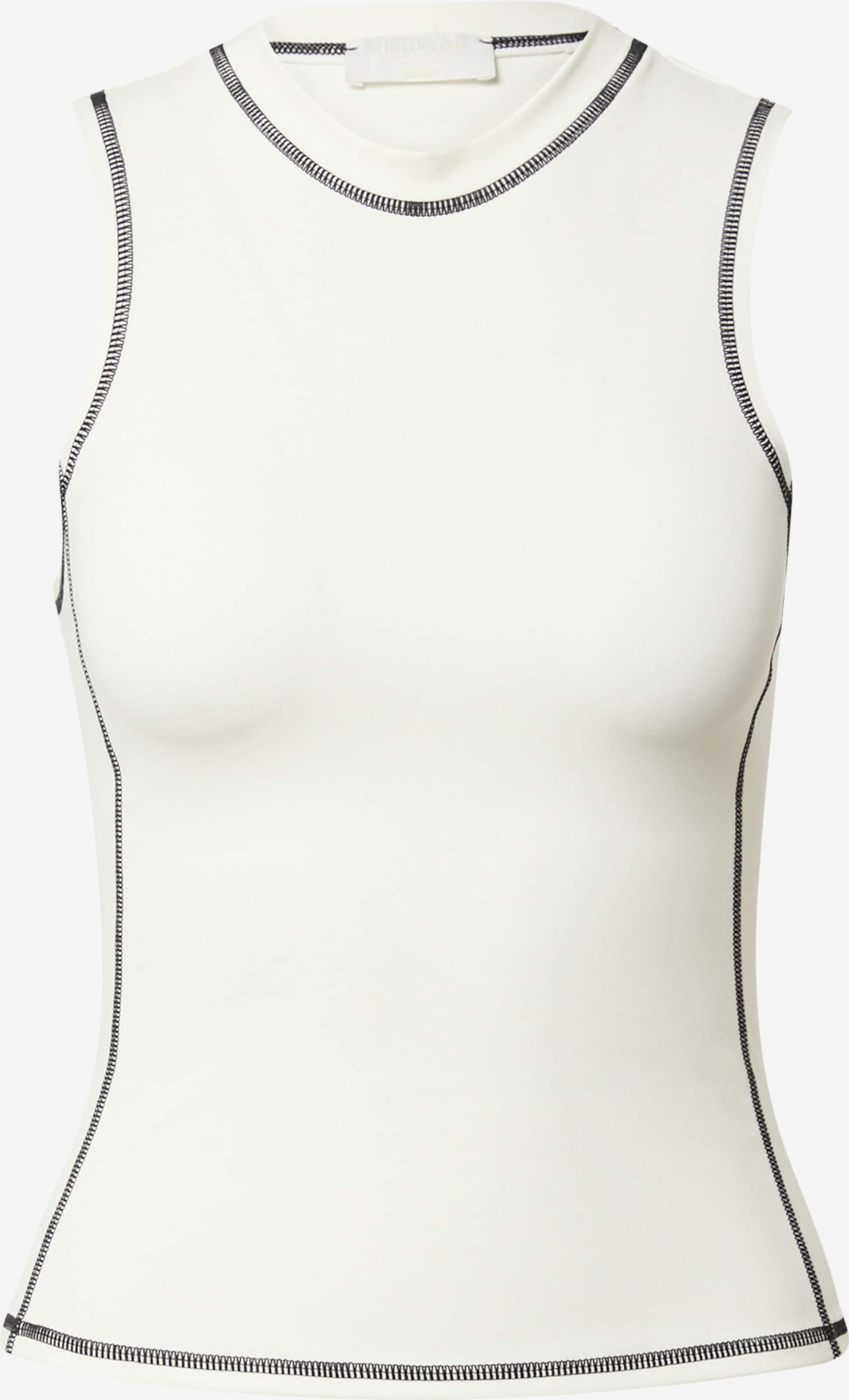  Mouwloze Shirts Top Flora Dames Offwhite
