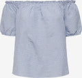 ONLY Uitgaanstops Top Dames Blauw / Wit