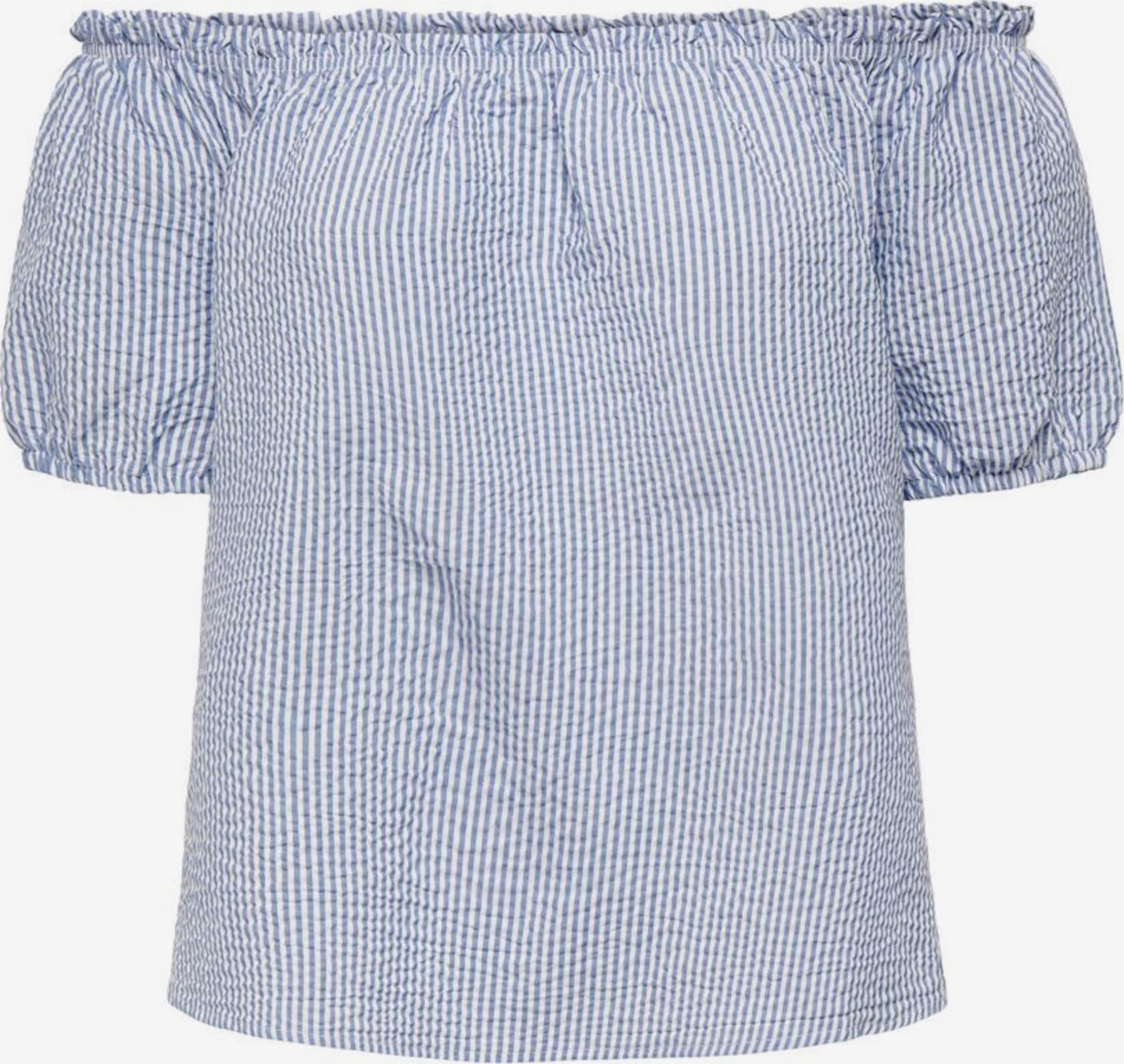 ONLY Uitgaanstops Top Dames Blauw / Wit
