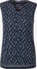 Cecil Blouse Tops Blouse Dames Blauw / Nachtblauw