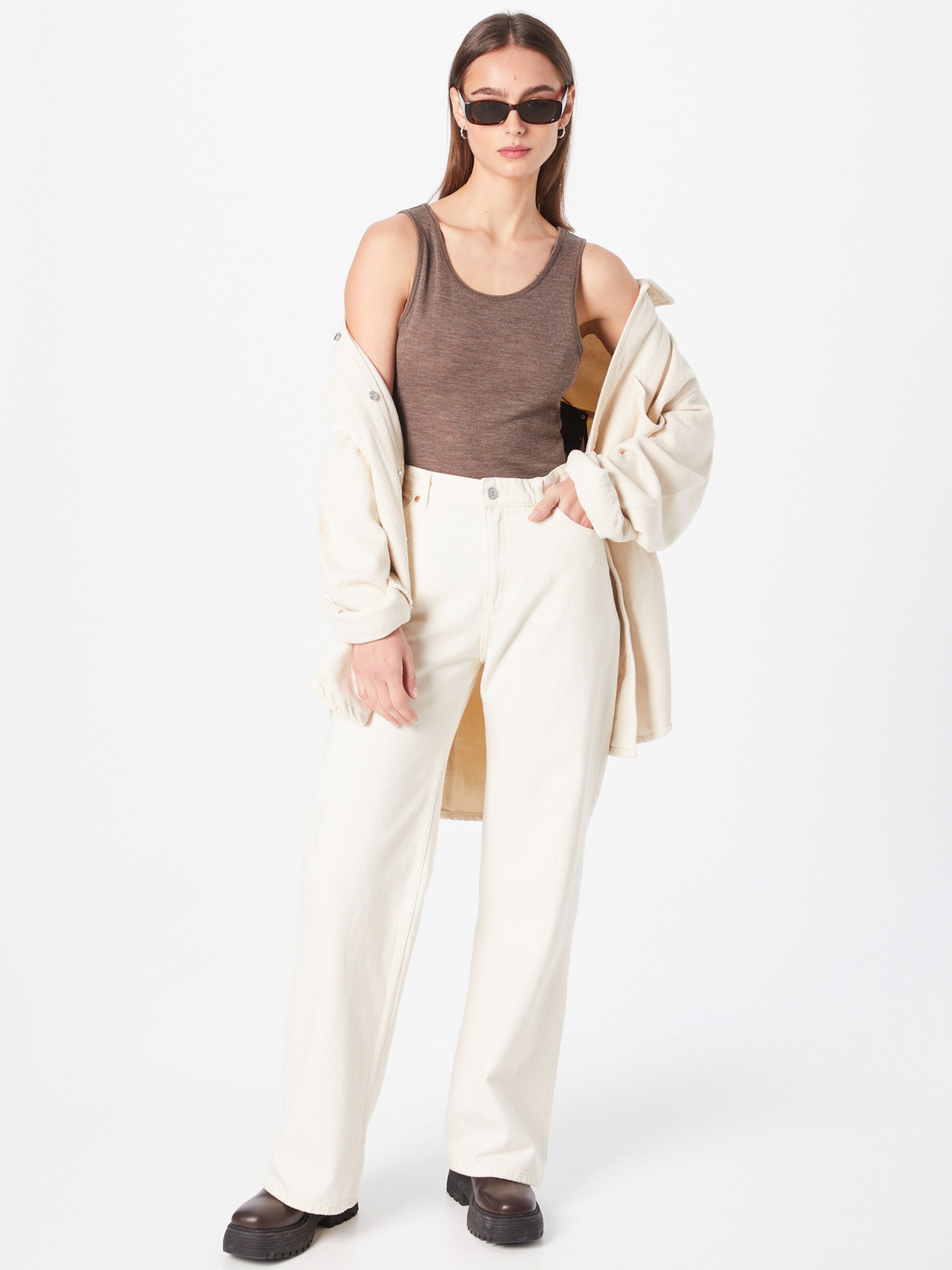 InWear Tanktops Top Dames Bruin
