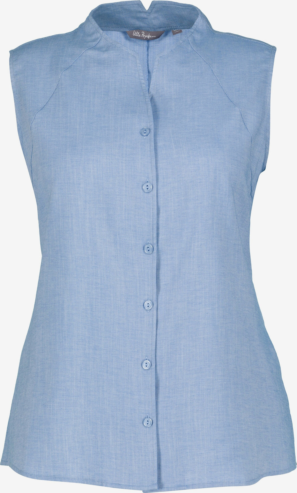 Ulla Popken Blouse Tops Blouse Dames Hemelsblauw