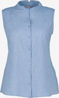 Ulla Popken Blouse Tops Blouse Dames Hemelsblauw