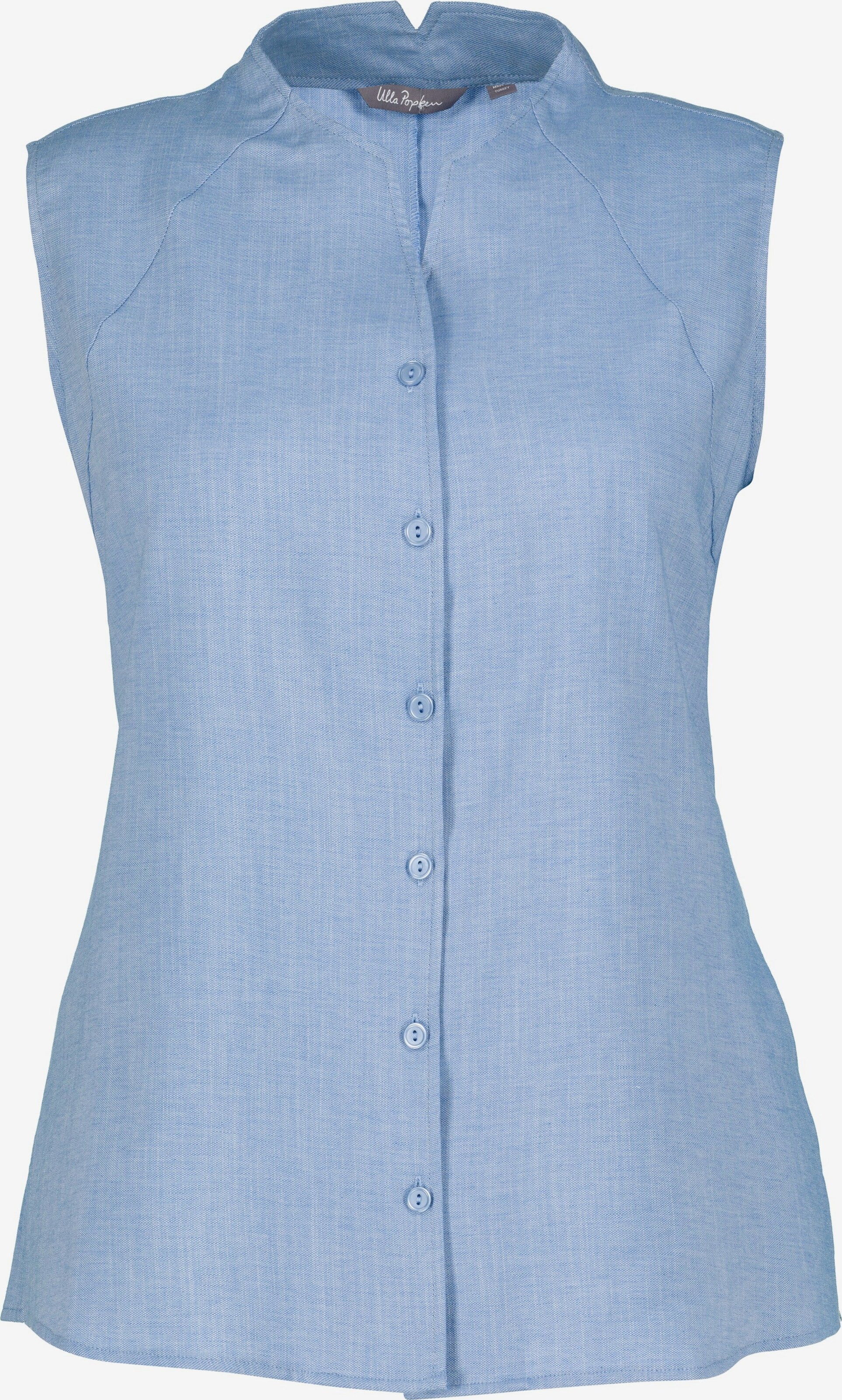 Ulla Popken Blouse Tops Blouse Dames Hemelsblauw