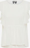 DreiMaster Vintage Blouse Tops Blouse Dames Wolwit
