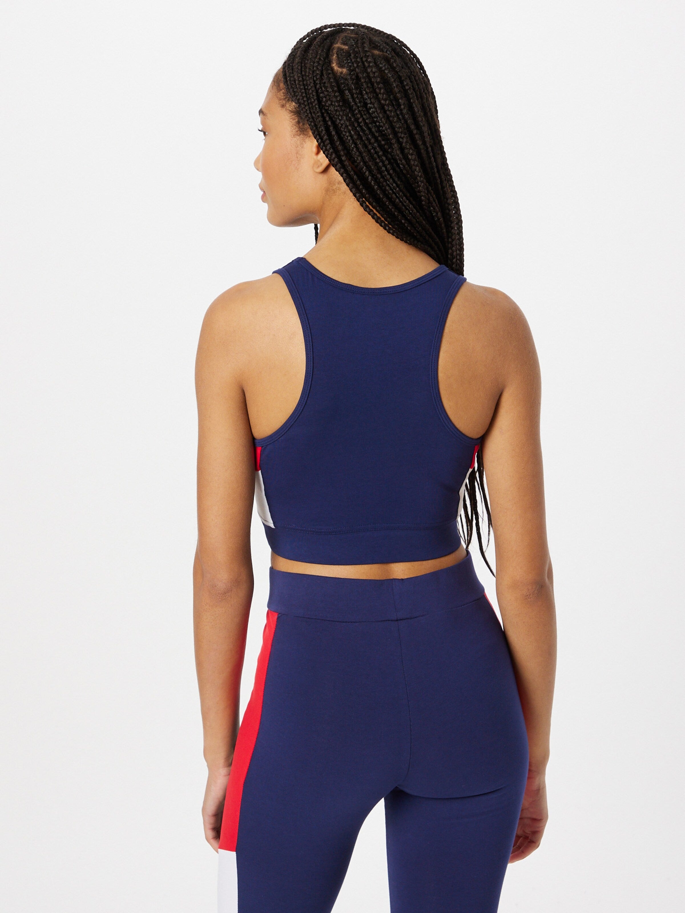 Fila Crop Tops Top BURSA Dames Navy