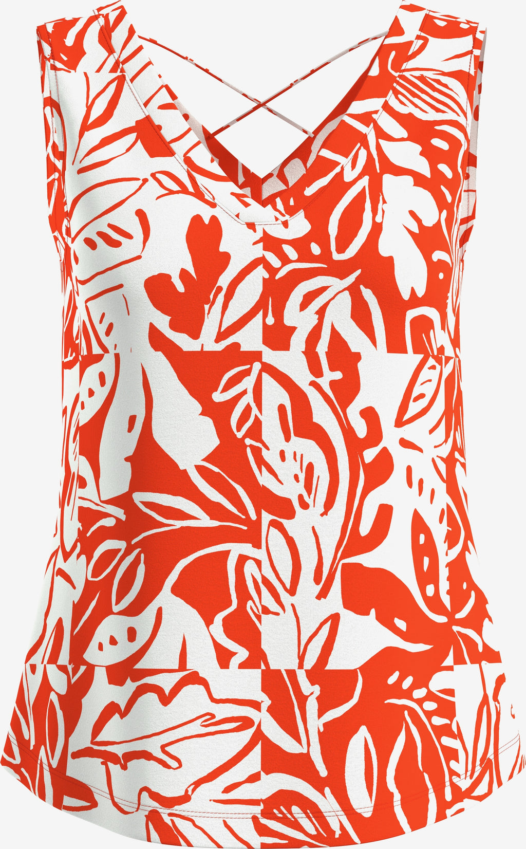 S.Oliver Mouwloze Shirts Top Dames Lichtoranje