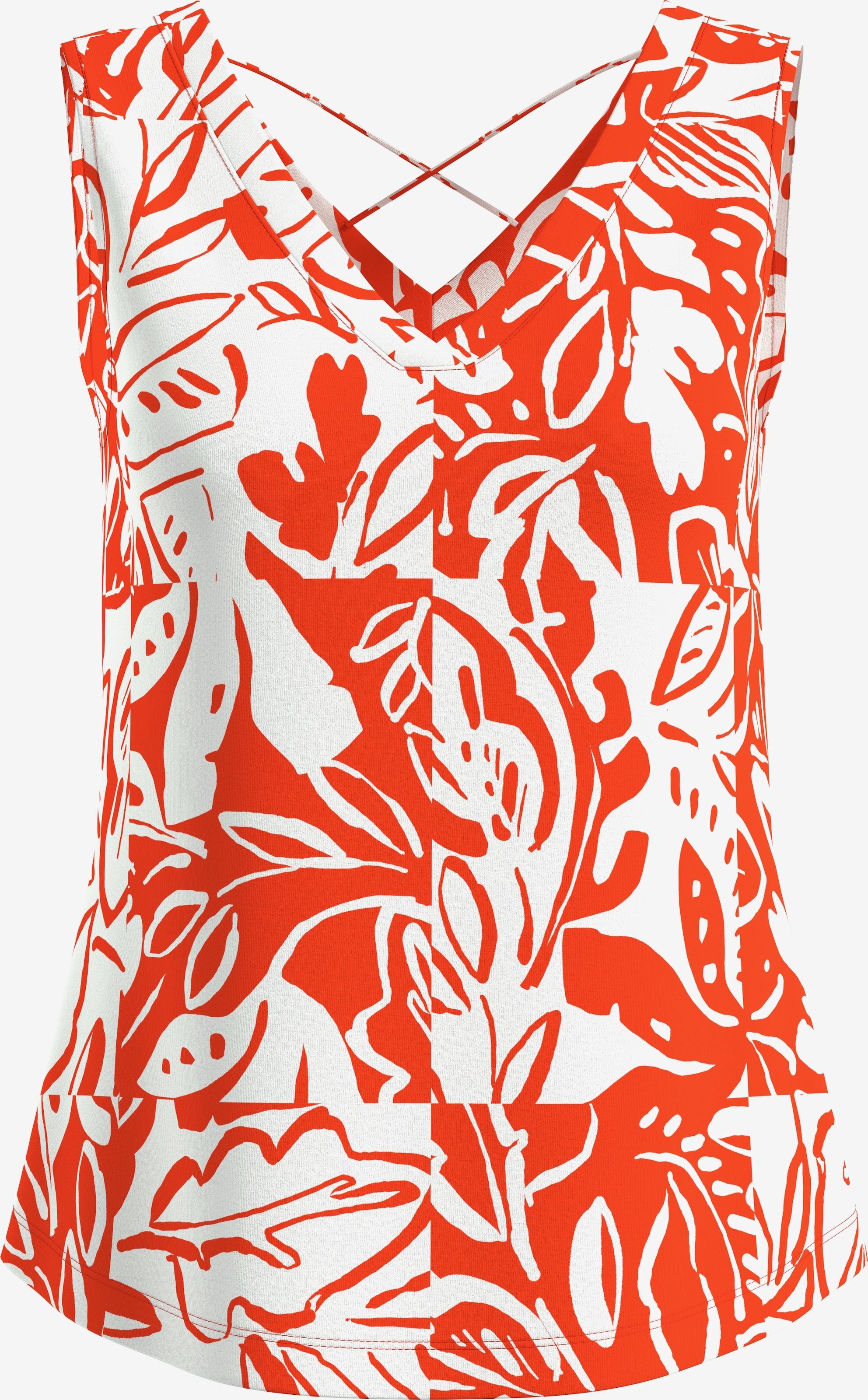 S.Oliver Mouwloze Shirts Top Dames Lichtoranje
