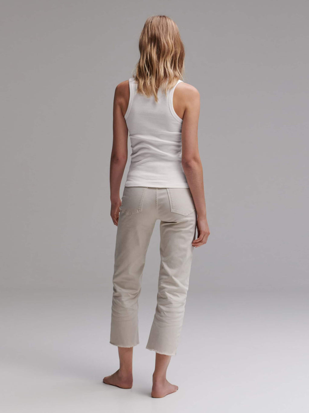 OPUS Mouwloze Shirts Top Ilesso Dames Wit