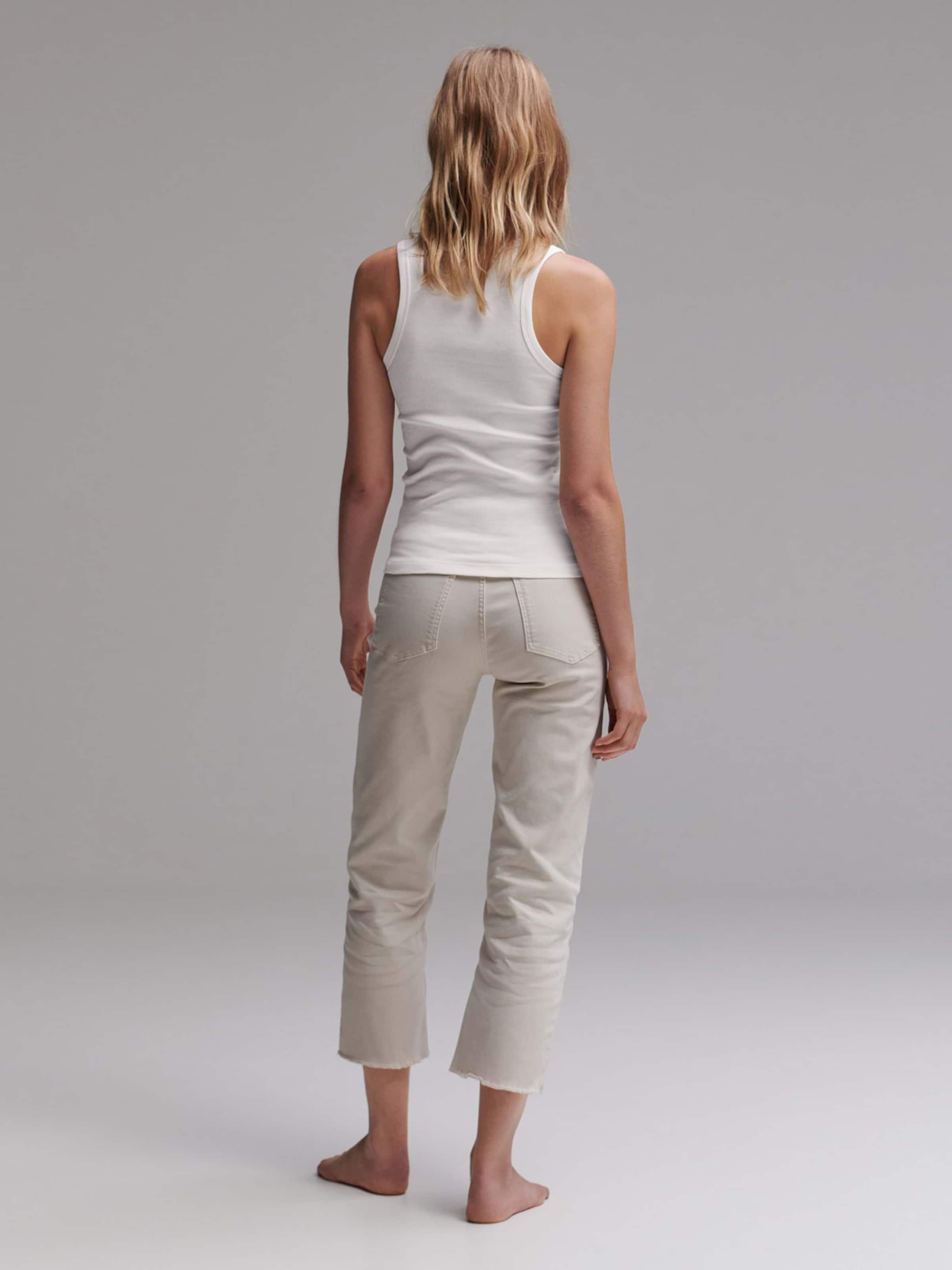 OPUS Mouwloze Shirts Top Ilesso Dames Wit