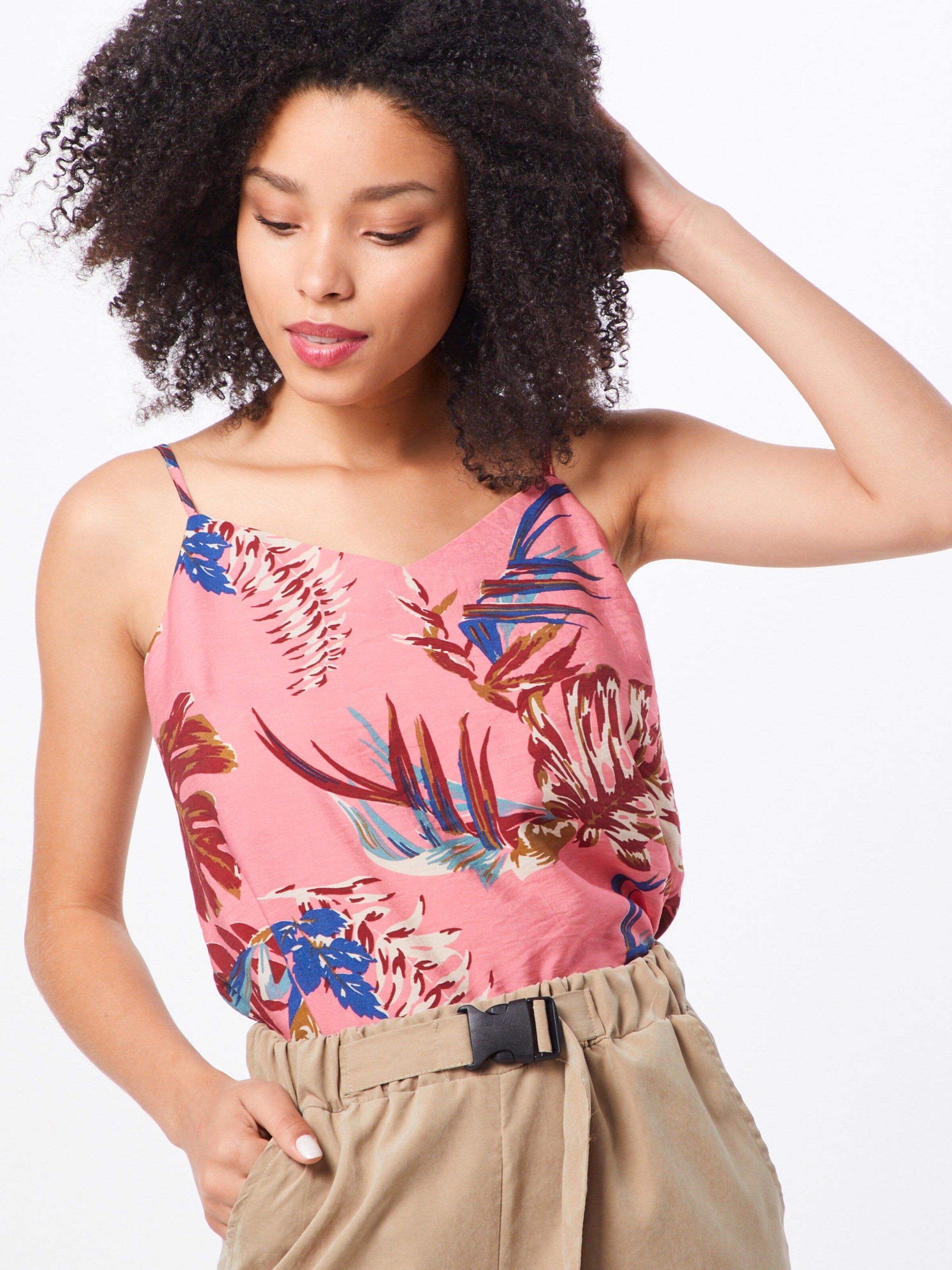  Spaghetti Tops Top Evy Dames Pink