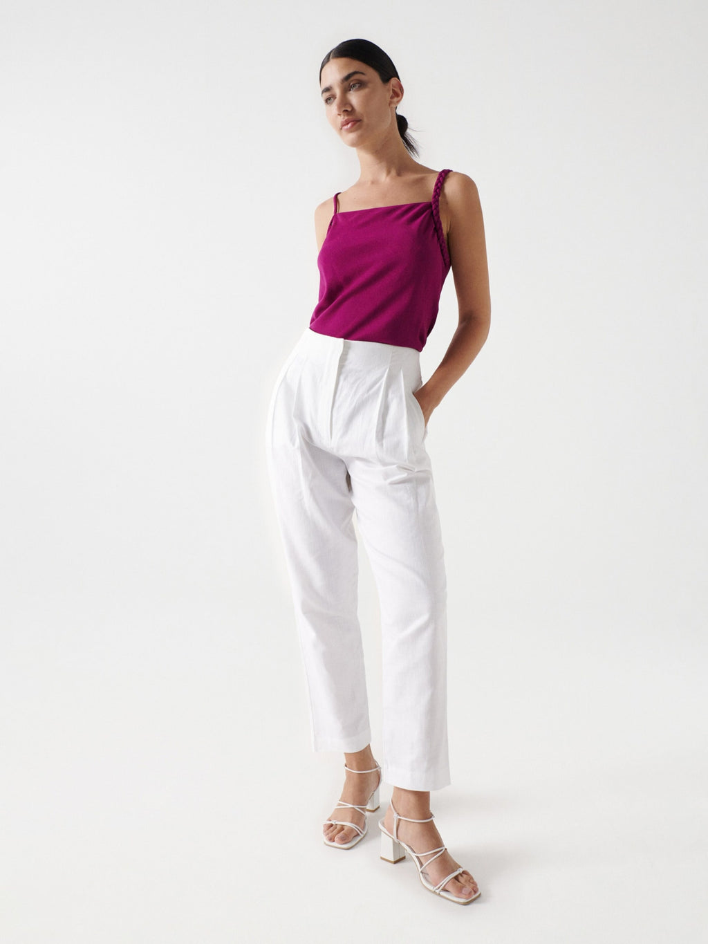  Tanktops Top Dames Donkerroze