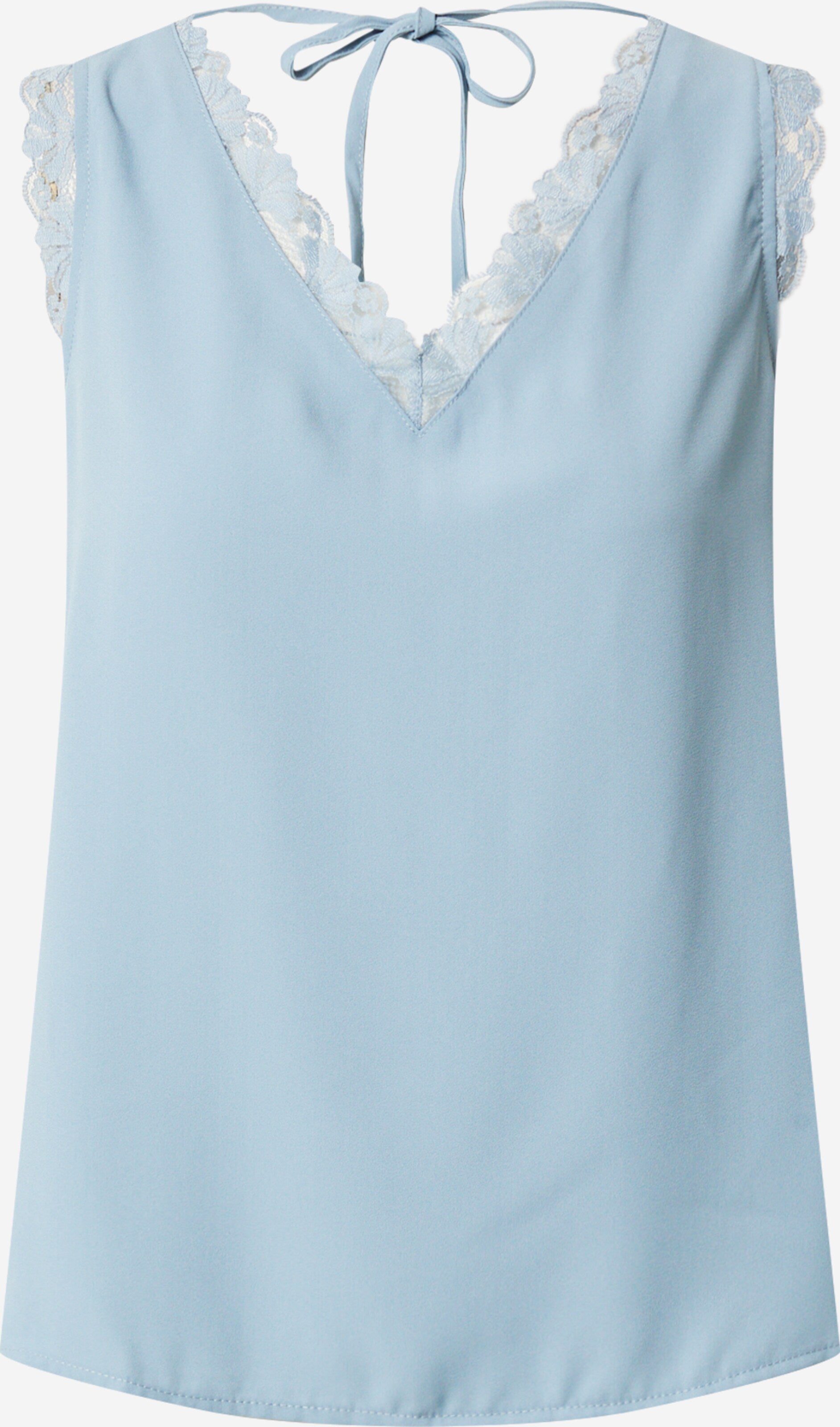 ONLY Kanten Tops Top ONLALICE TOP WVN Dames Blauw