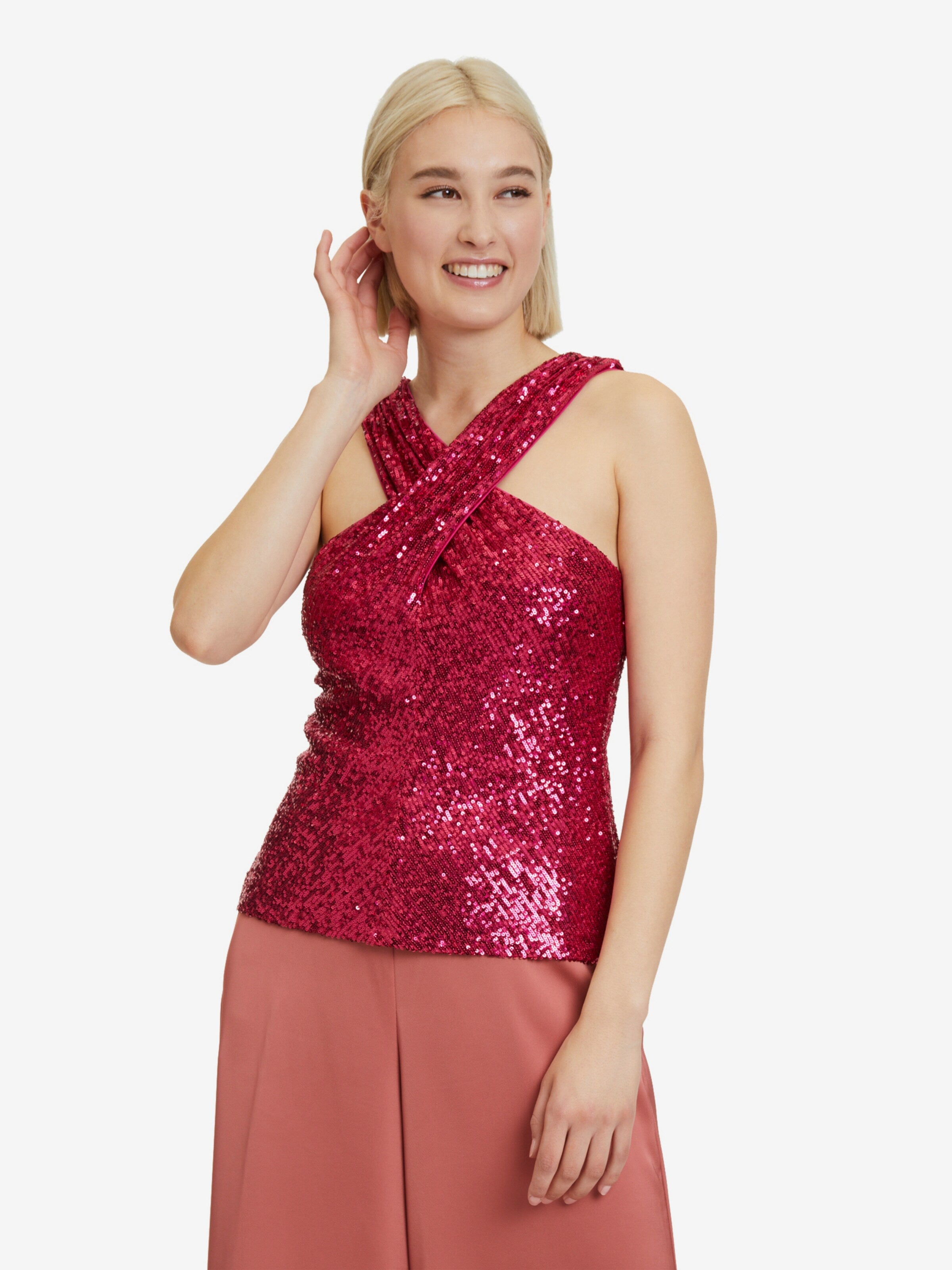 Vera Mont Uitgaanstops Top Dames Fuchsia