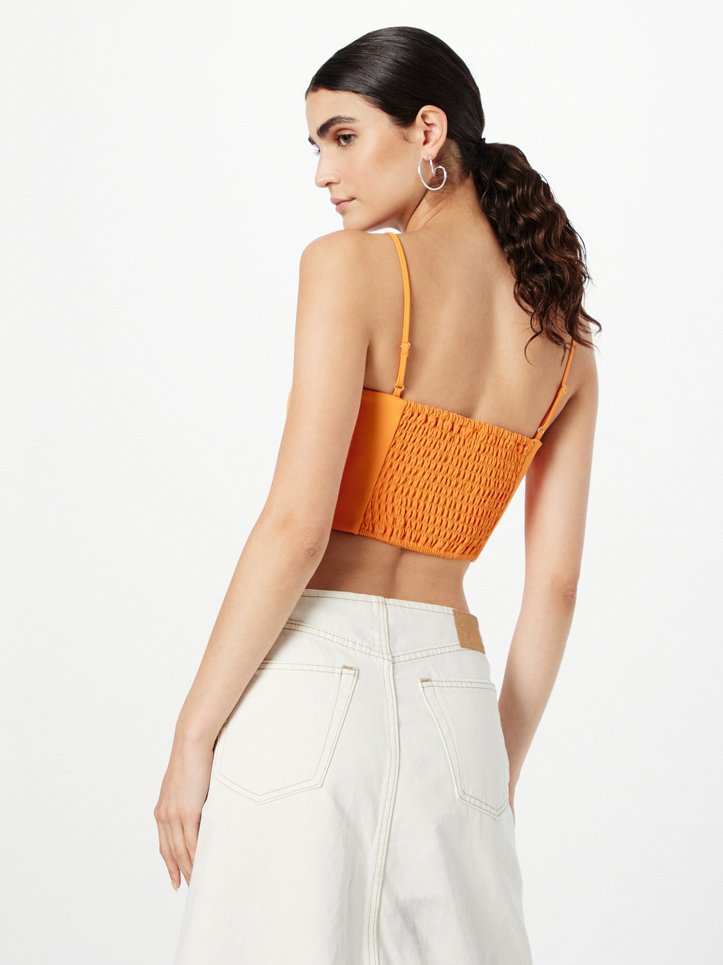 RIVER ISLAND Crop Tops Top Dames Oranje