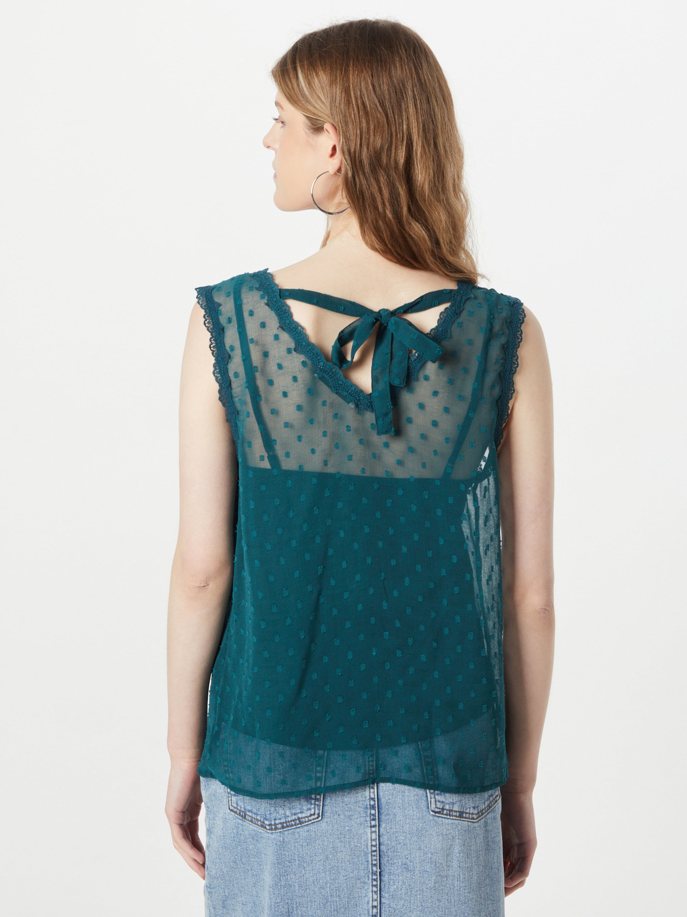About You Blouse Tops Blouse Marion Dames Donkergroen