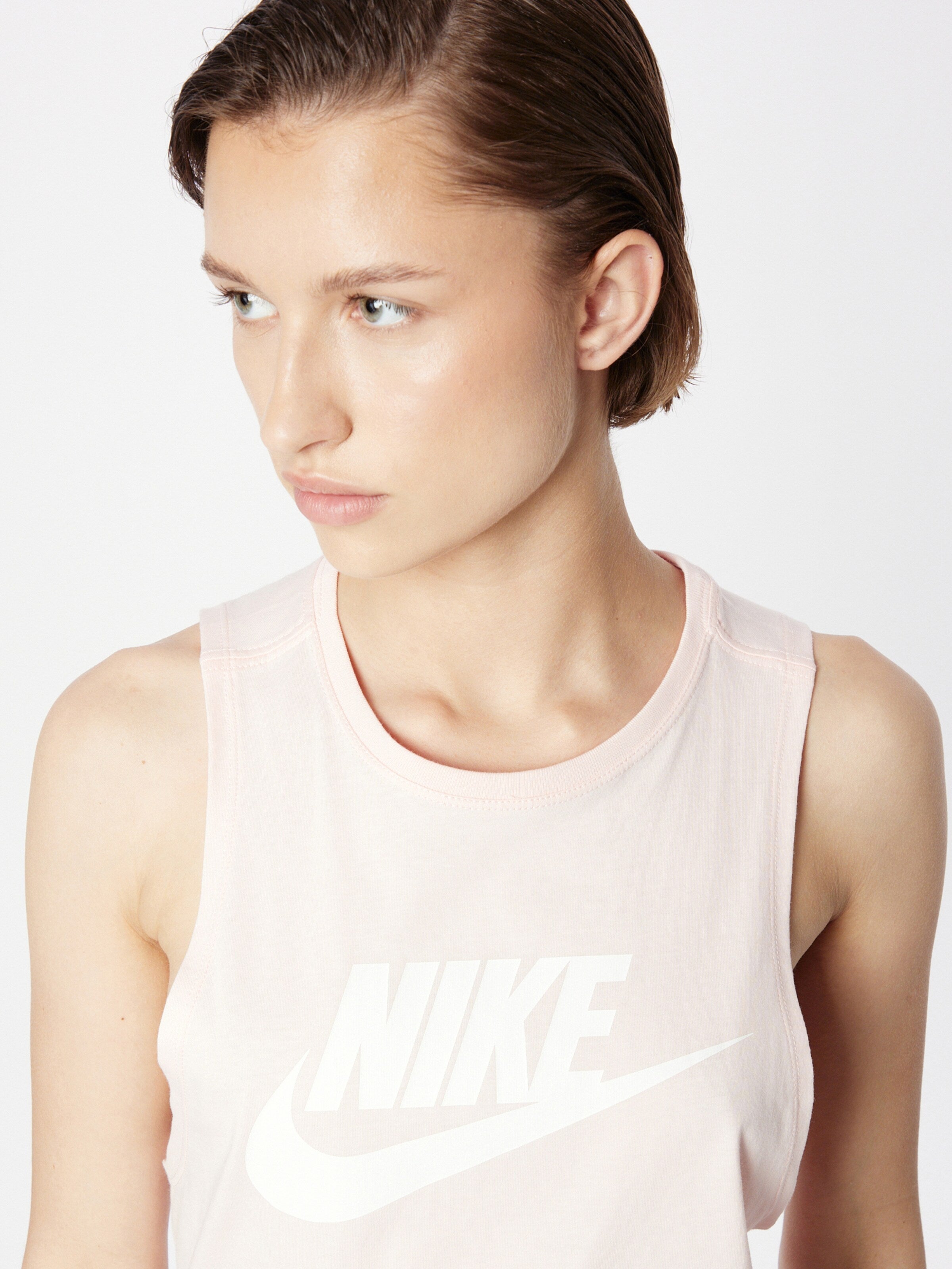 Nike Sportswear Mouwloze Shirts Top Dames Pastelroze