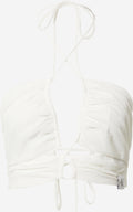 Calvin Klein Jeans Crop Tops Top Dames Offwhite