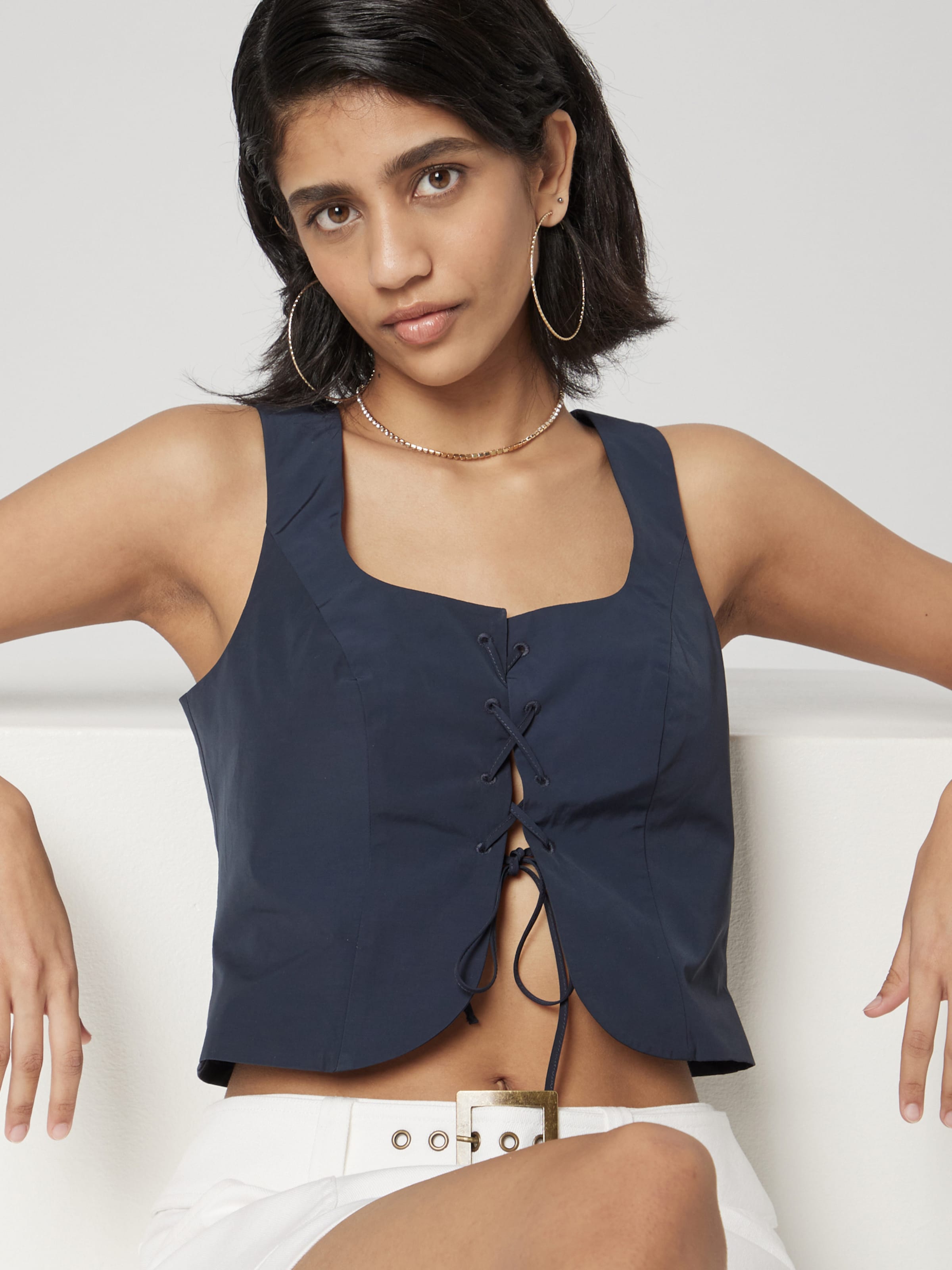  Tanktops Top Giselle Dames Donkerblauw