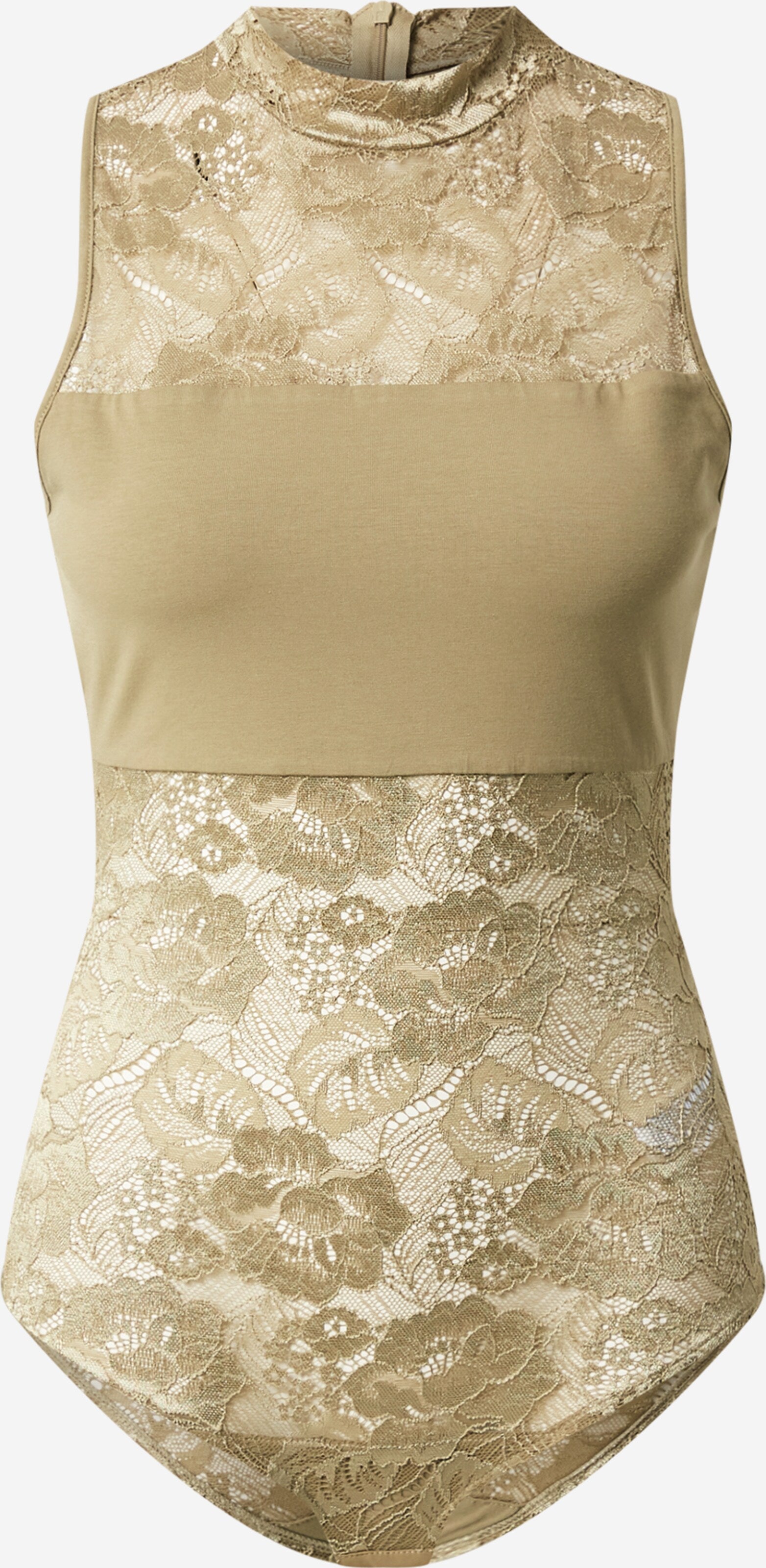 URBAN CLASSICS Mouwloze Shirts Shirt Body Dames Kaki