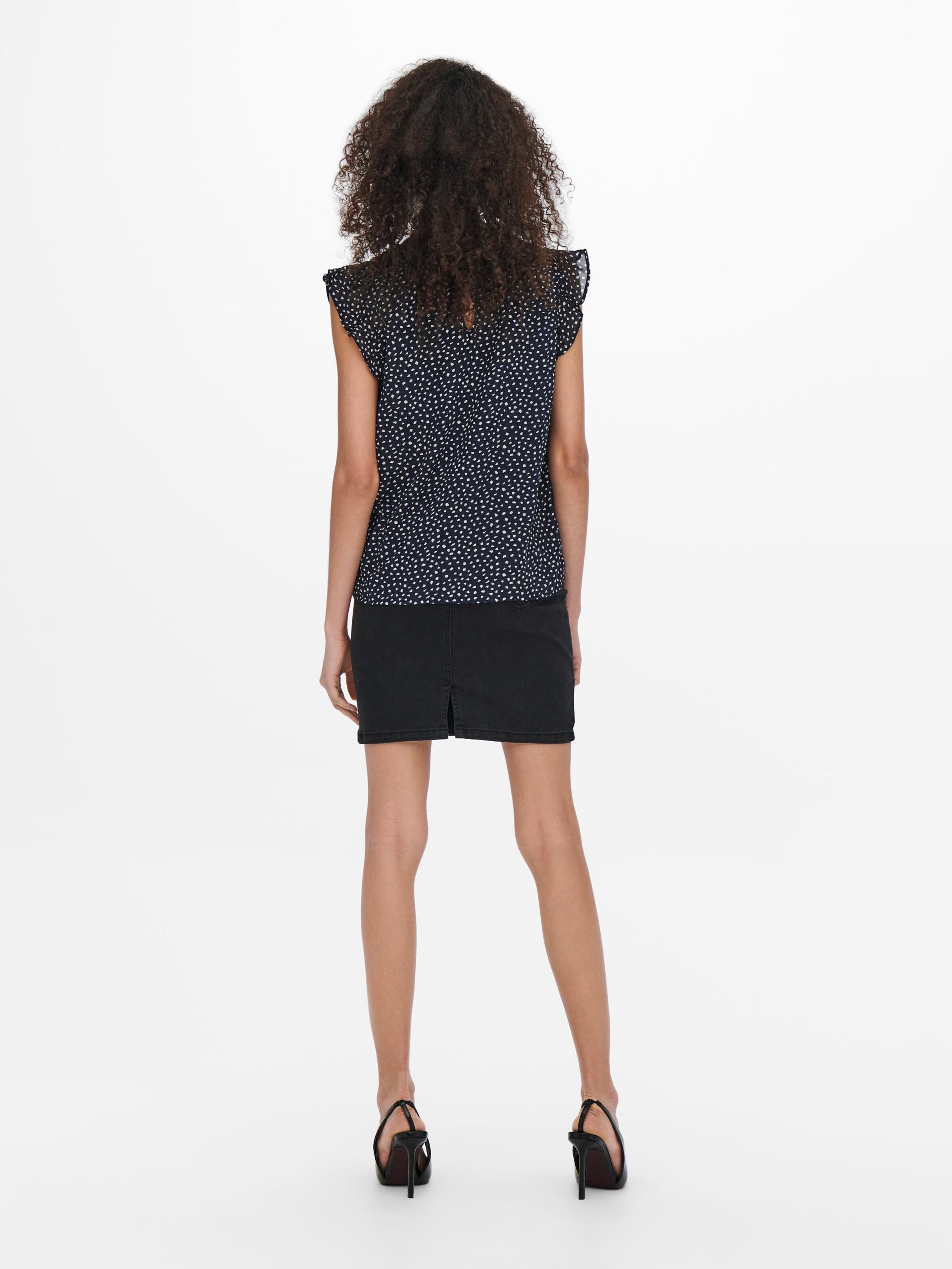 ONLY Blouse Tops Blouse Ann Dames Nachtblauw