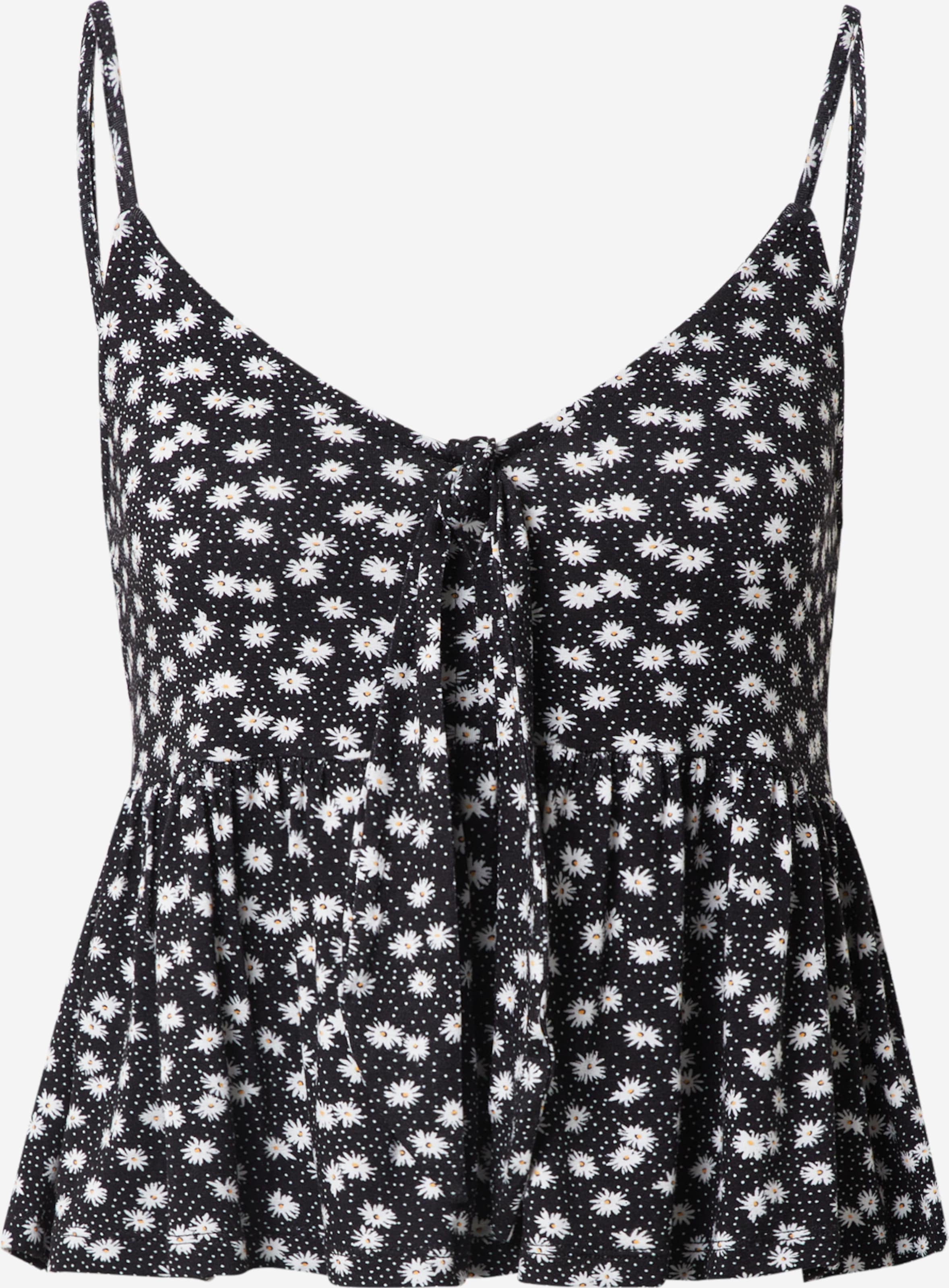 About You Spaghetti Tops Top Aurelia Dames Zwart