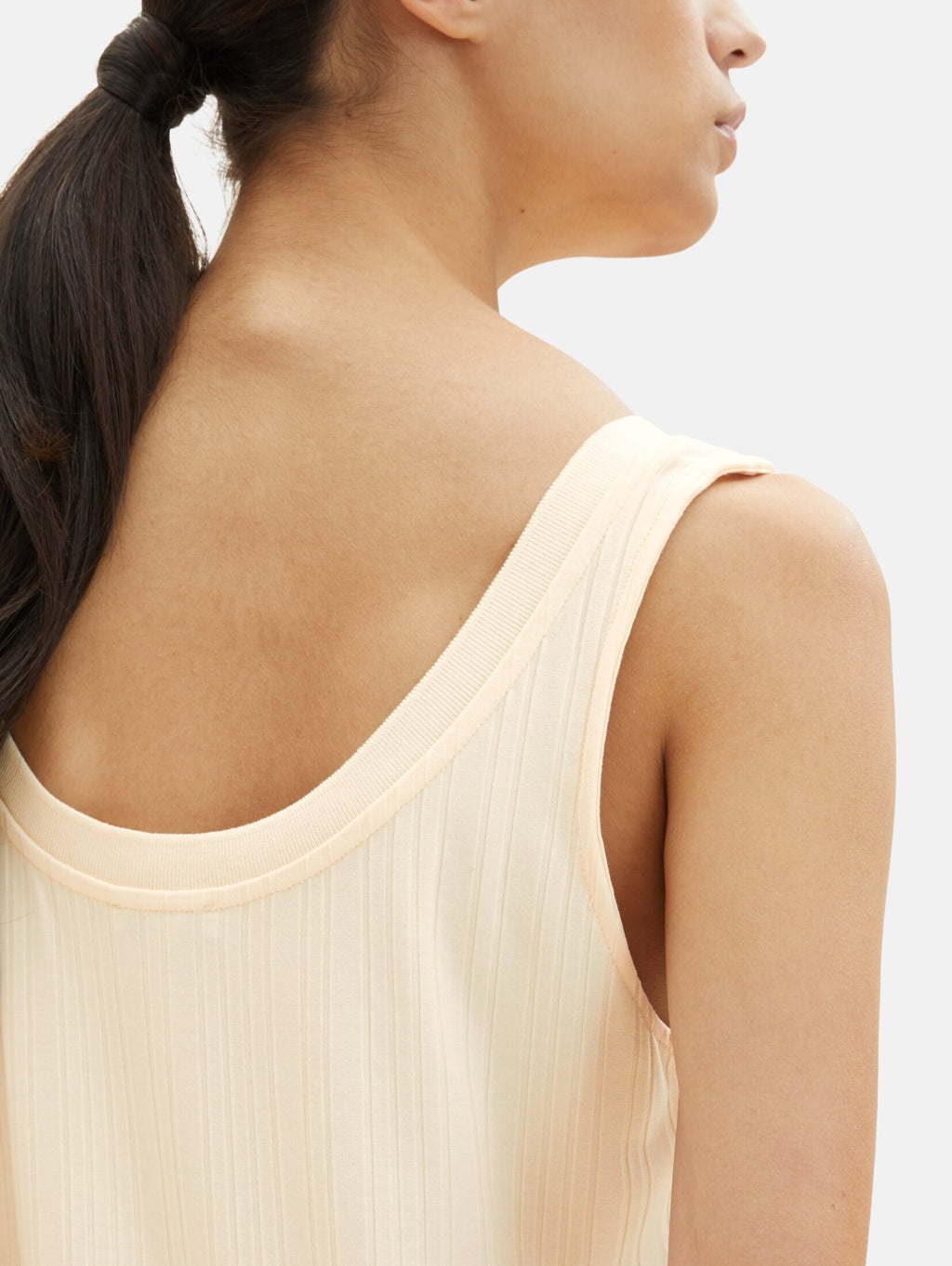 Tom Tailor Tanktops Top Dames Lichtbeige