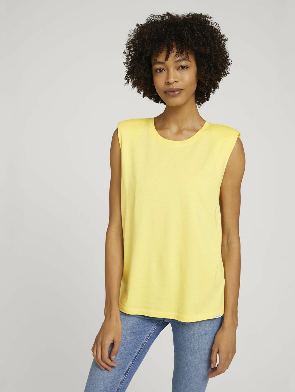  Mouwloze Shirts Top Dames Geel