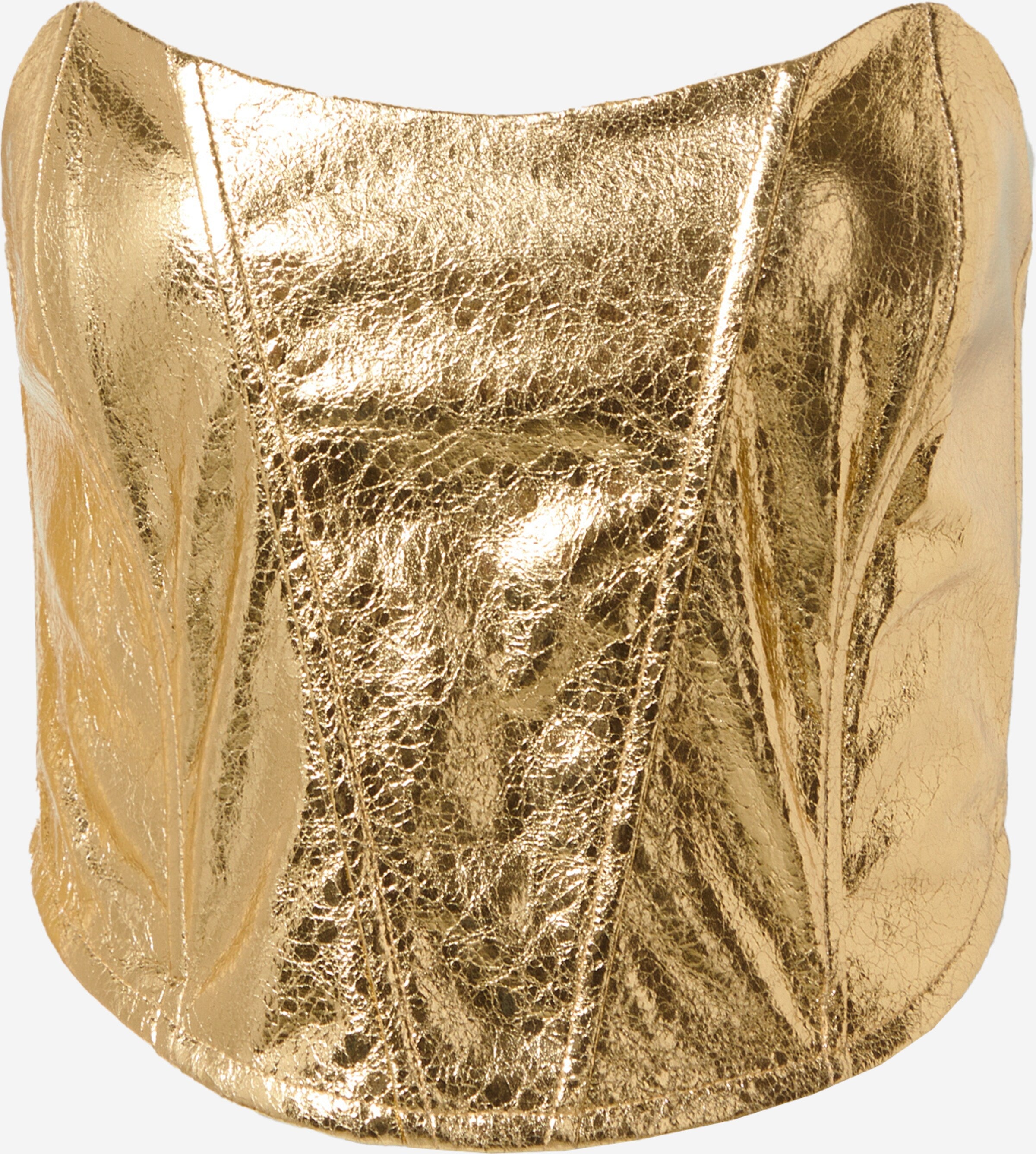 NLY By Nelly Crop Tops Top Dames Goud