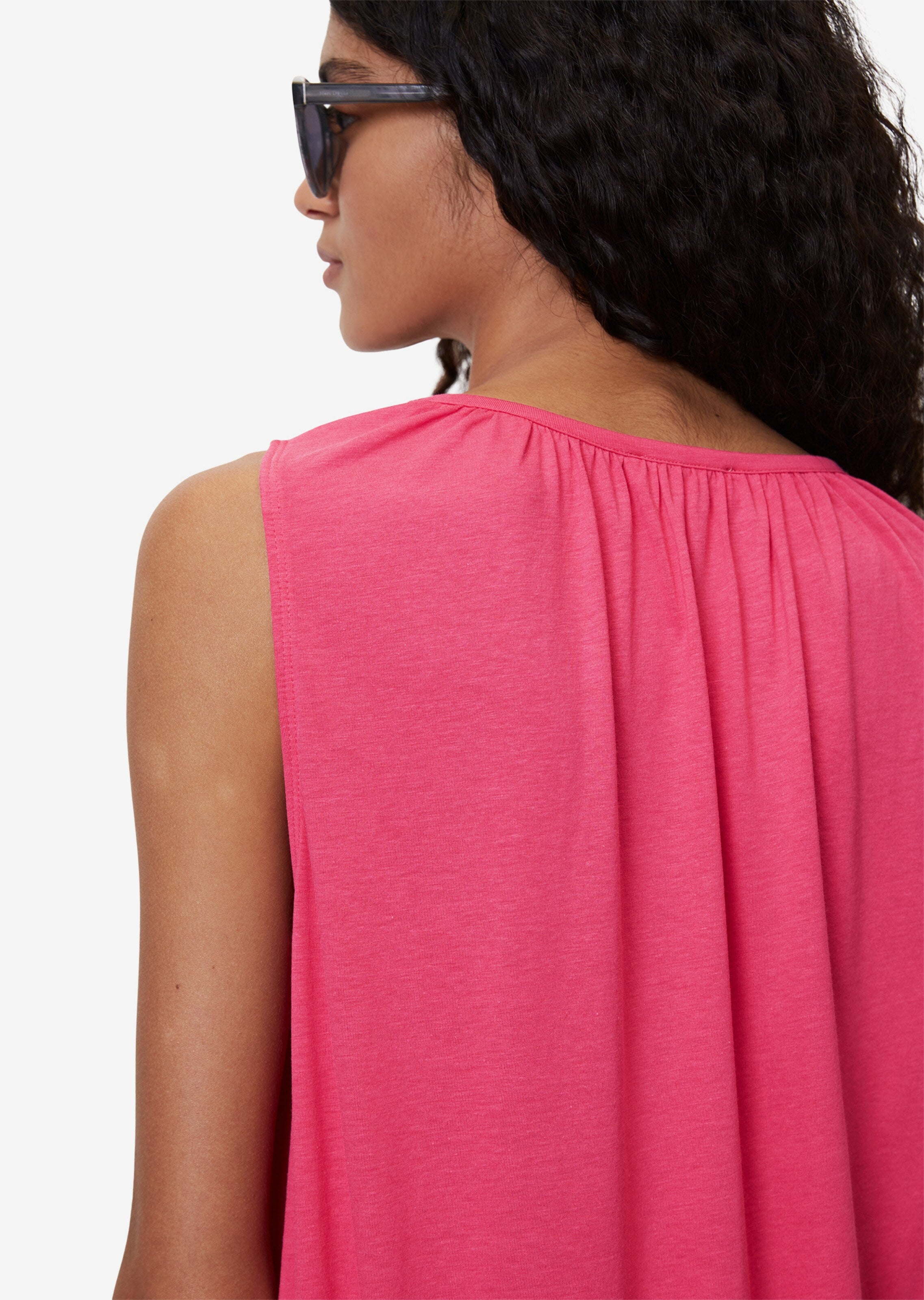 Marc O'Polo Mouwloze Shirts Top Dames Rosa