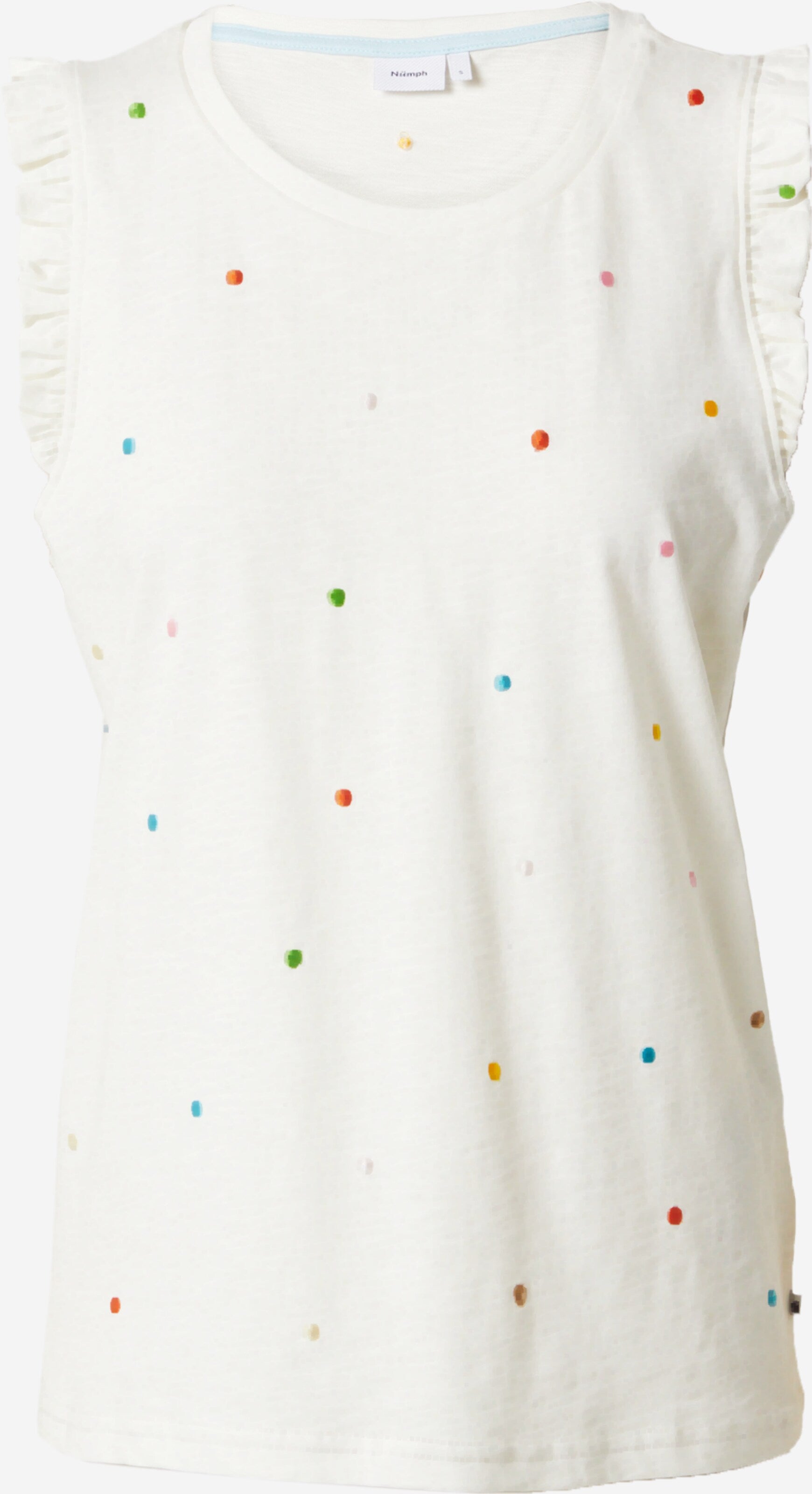  Mouwloze Shirts Top TILDE Dames Wit