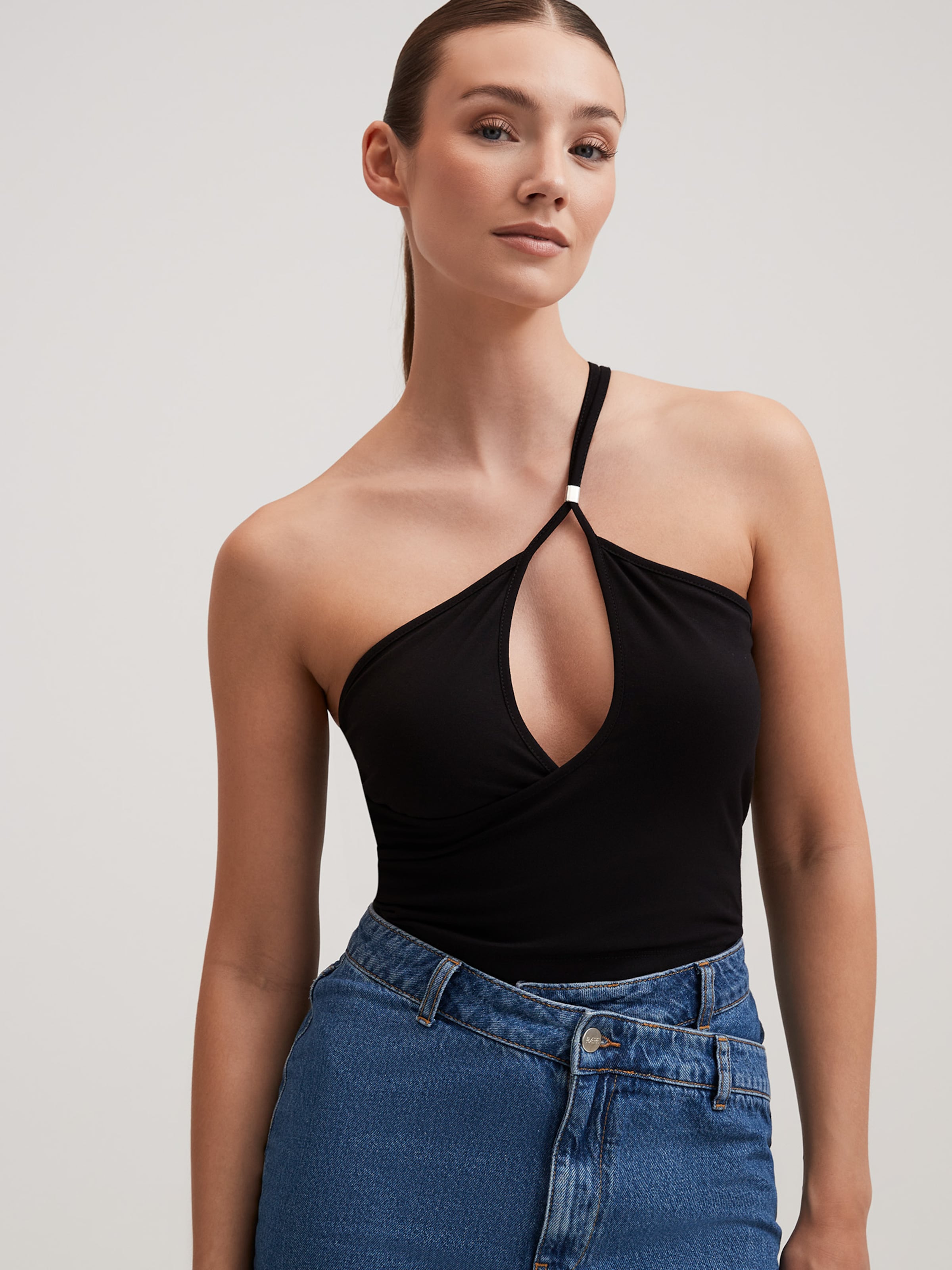  Crop Tops Top Delia Dames Zwart