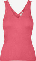 Y.A.S Mouwloze Shirts Top BALSI Dames Roze