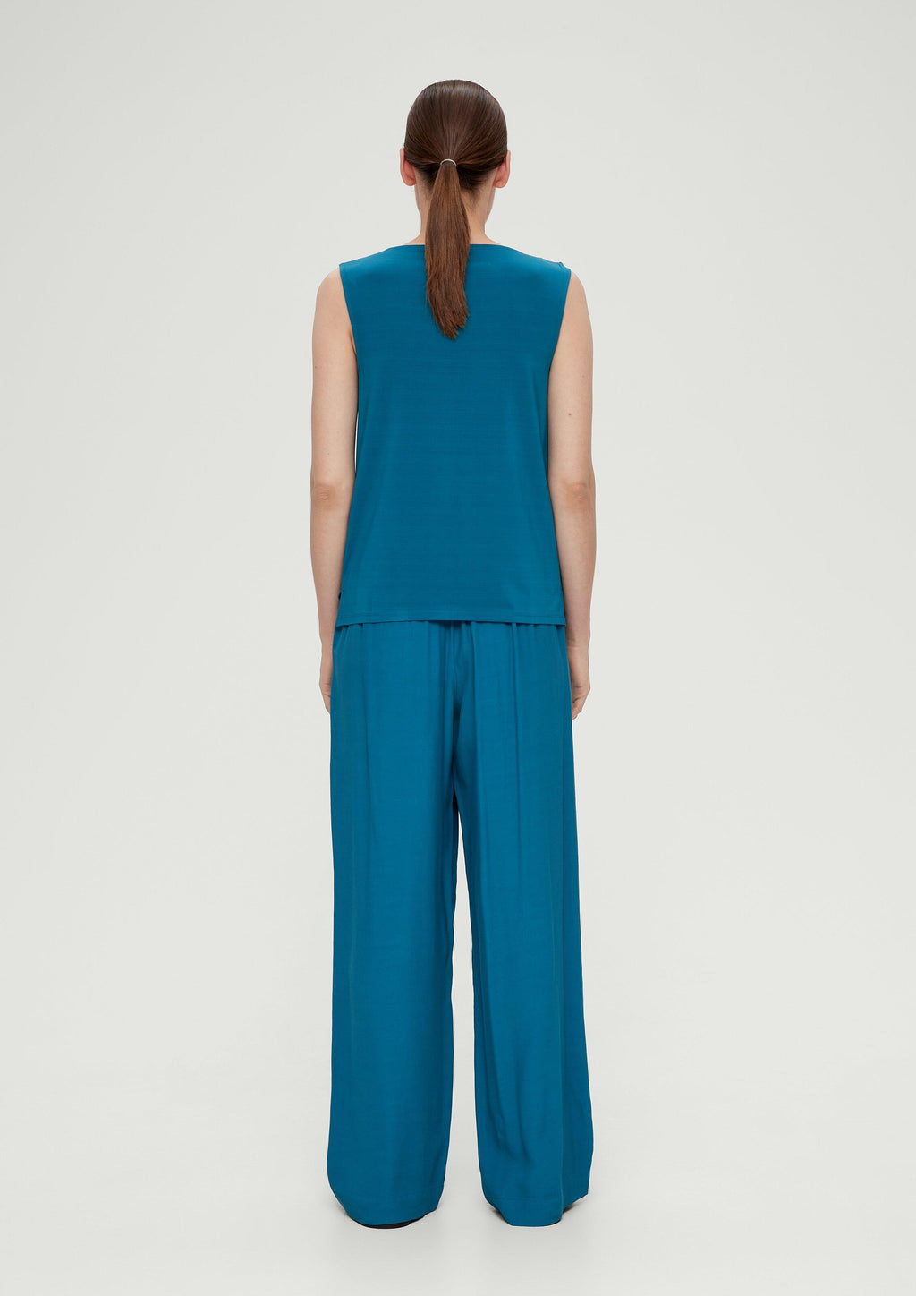 S.Oliver BLACK LABEL Mouwloze Shirts Top Dames Blauw