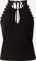 About You Kanten Tops Top Alexis Dames Zwart