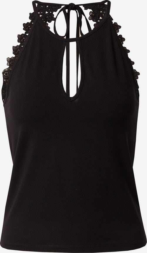 About You Kanten Tops Top Alexis Dames Zwart