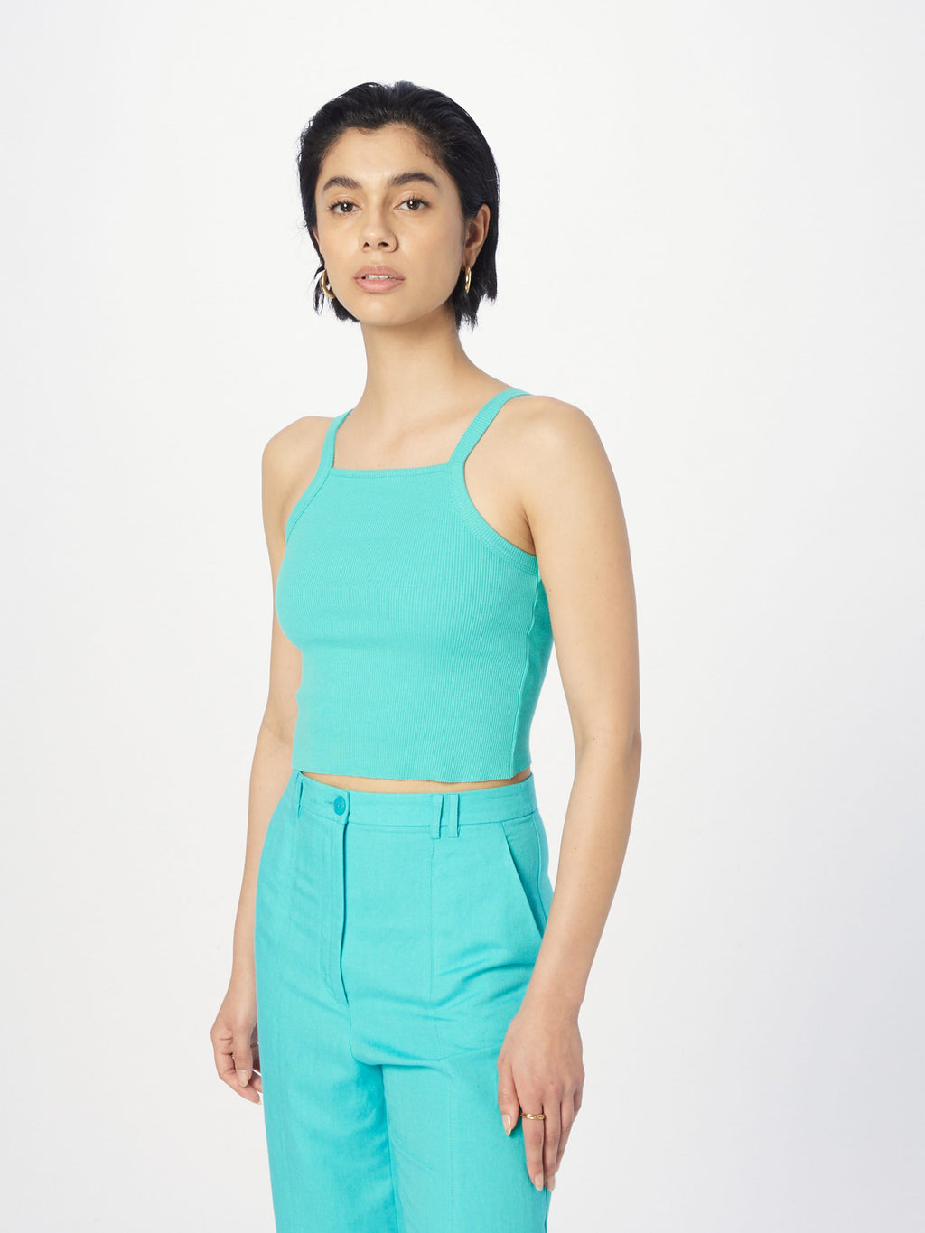 Patrizia Pepe Tanktops Top MAGLIA Dames Aqua