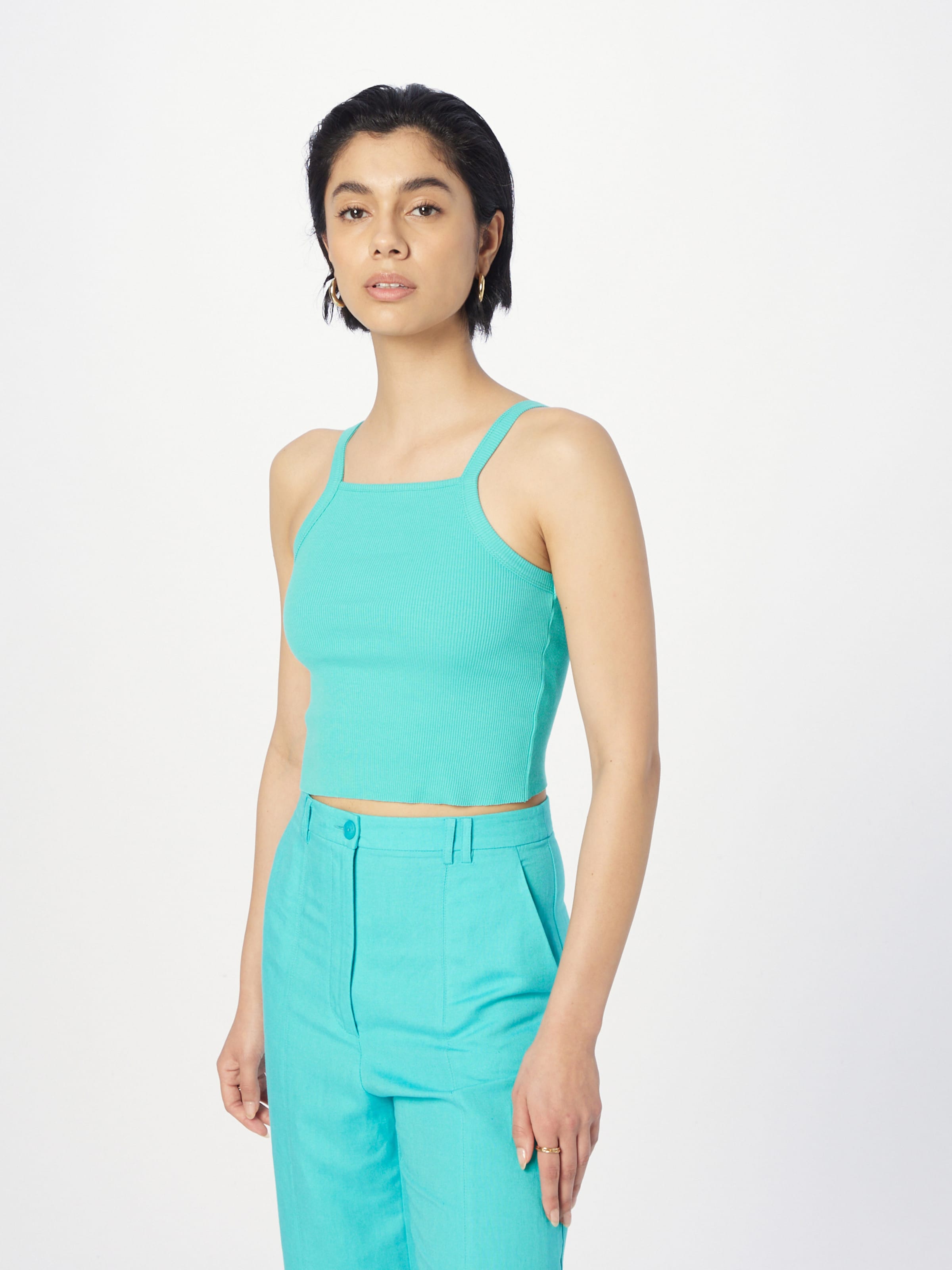 Patrizia Pepe Tanktops Top MAGLIA Dames Aqua