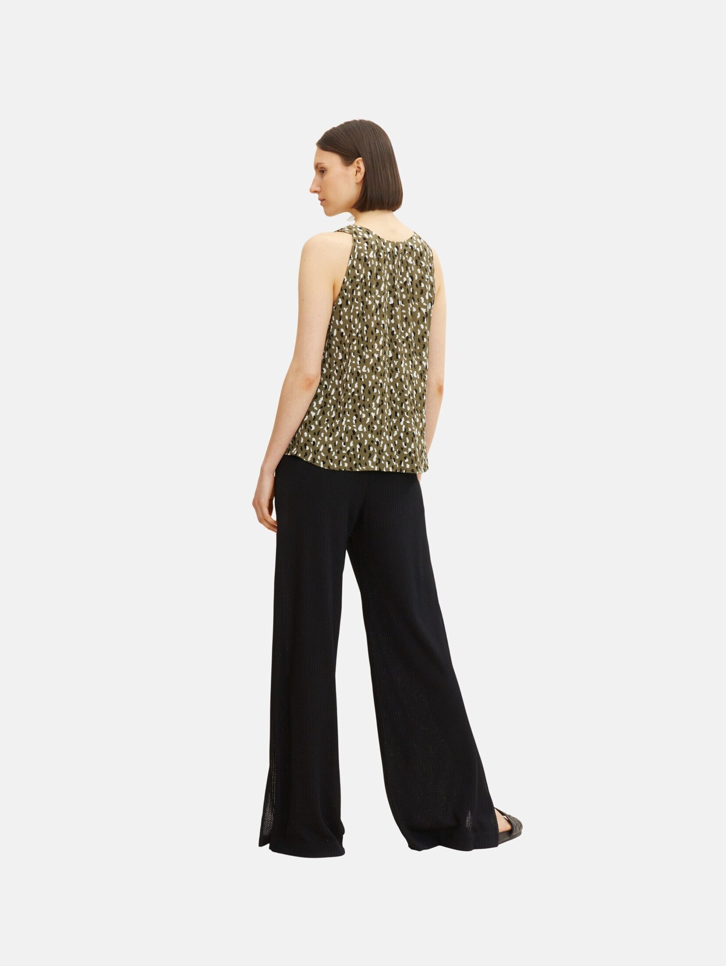 Tom Tailor Tanktops Top Dames Olijfgroen