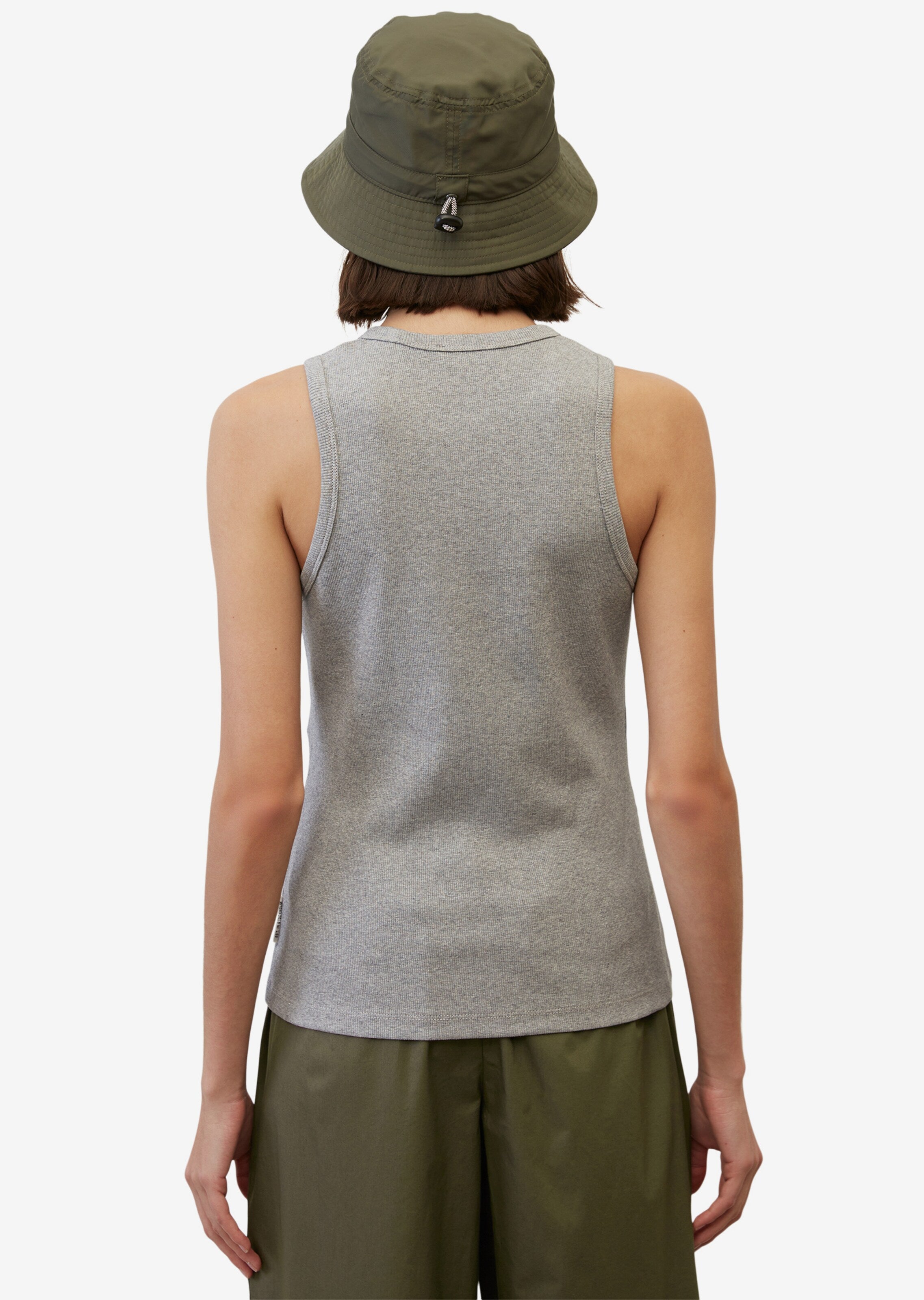Marc O'Polo Mouwloze Shirts Top Dames Grijs