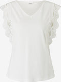S.Oliver BLACK LABEL Blouse Tops Blouse Dames Crème