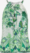 Ana Alcazar Uitgaanstops Top Lasiry Dames Groen / Wit